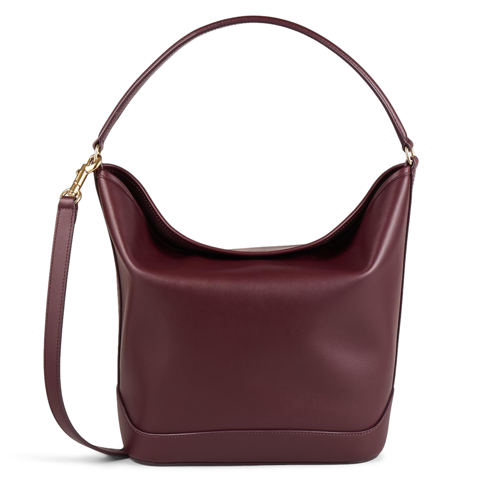 Corina leather bucket bag SANDRO Red