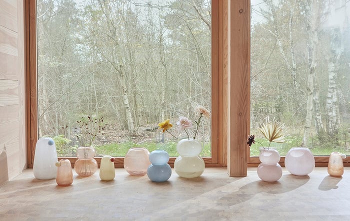 Glass vase OYOY LIVING DESIGN Pink