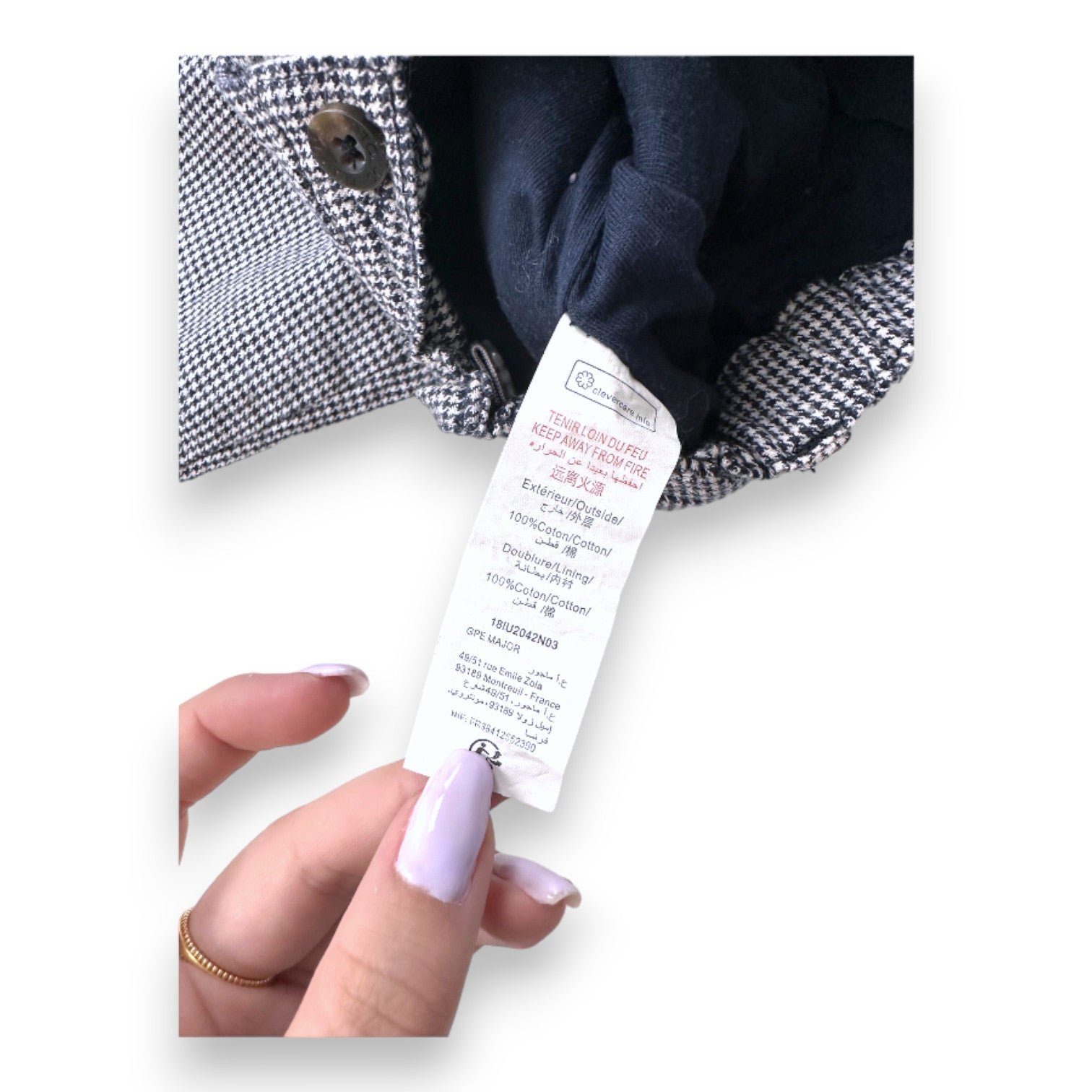 Black baby pants - 18 months NATALYS - Seconde Main Black