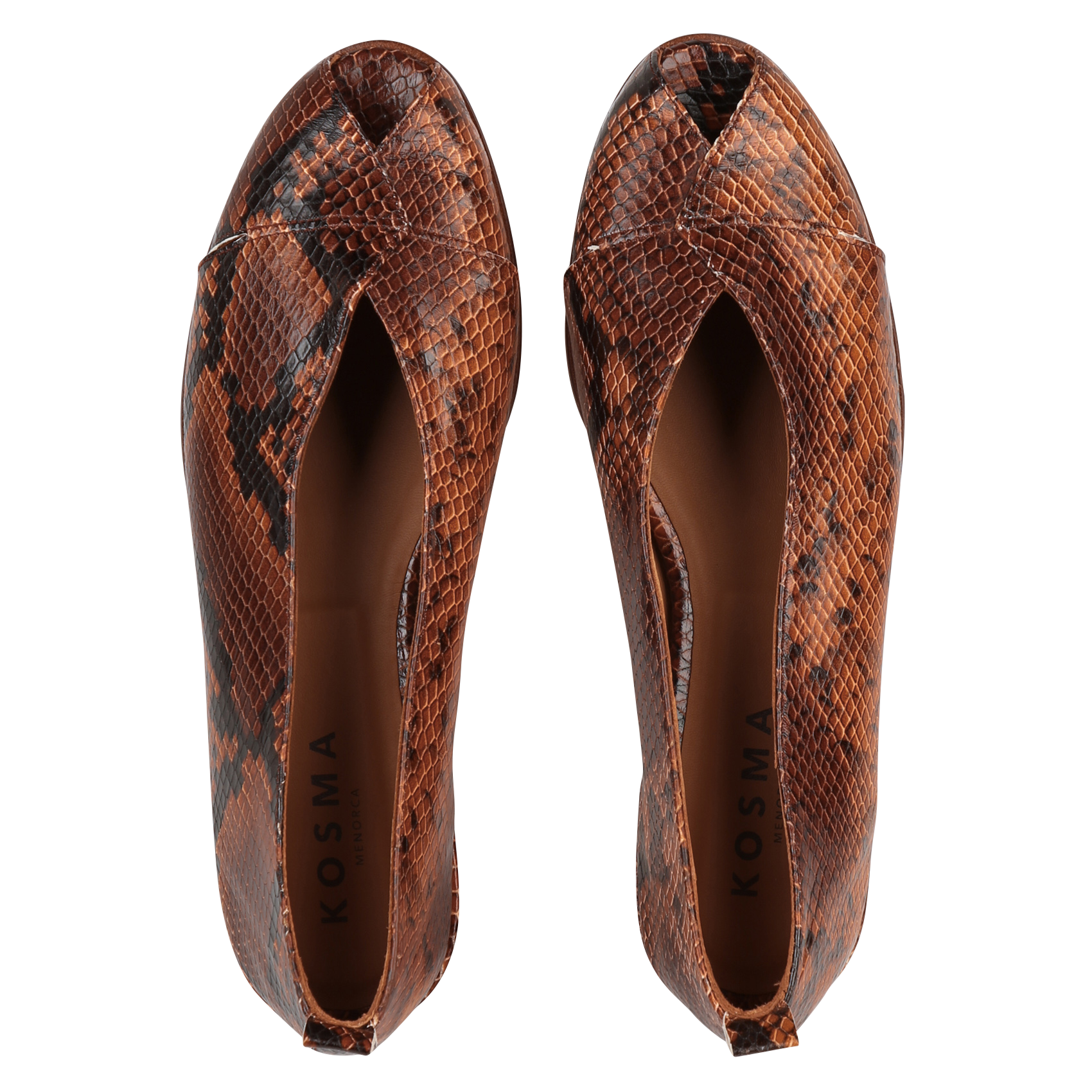 Ballerines en cuir imprimé KOSMA MENORCA Multicolore