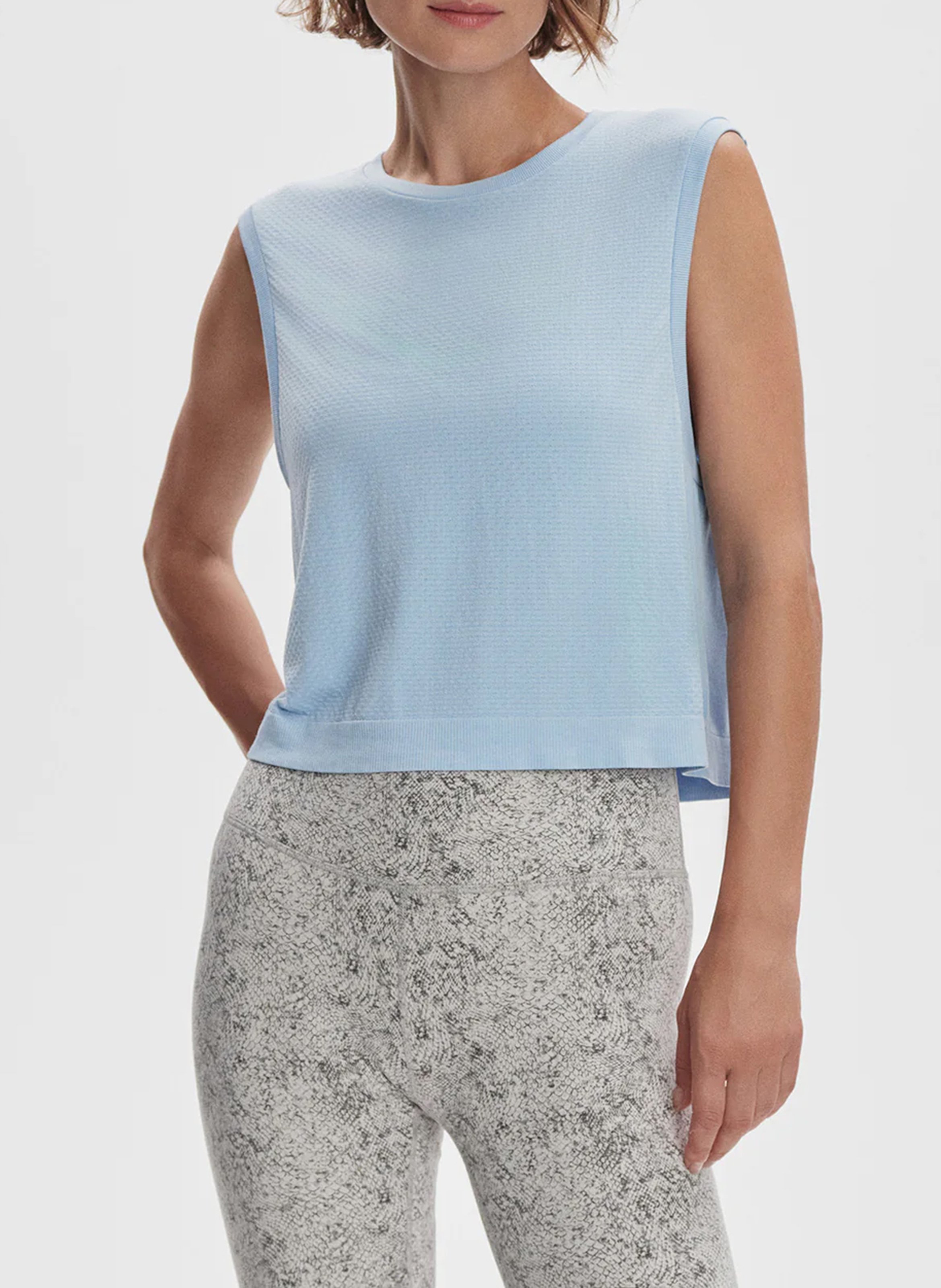 Gerades nahtloses Tanktop VARLEY Blau