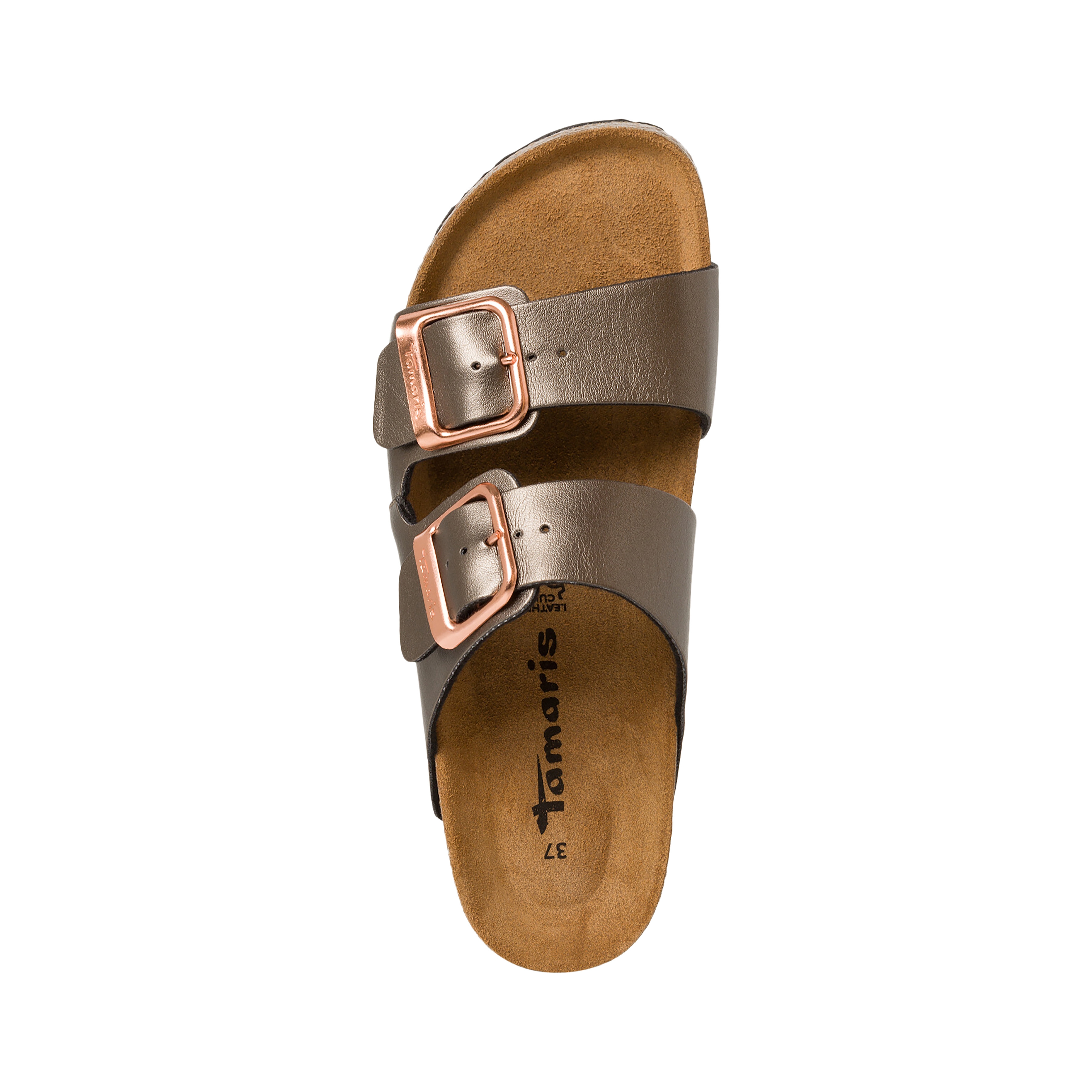 Flat slip-on mules TAMARIS Grey