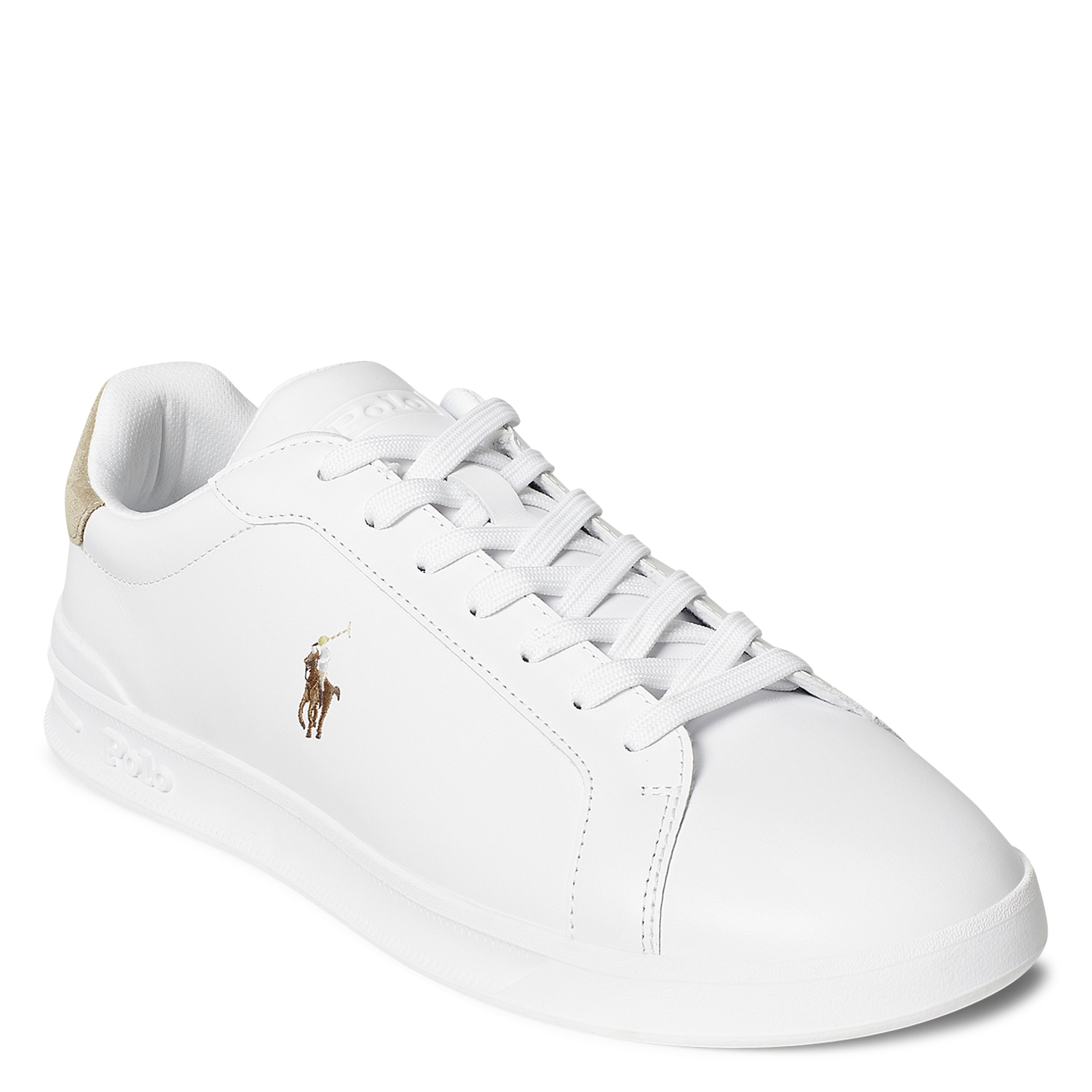 Baskets basses en cuir POLO RALPH LAUREN Blanc