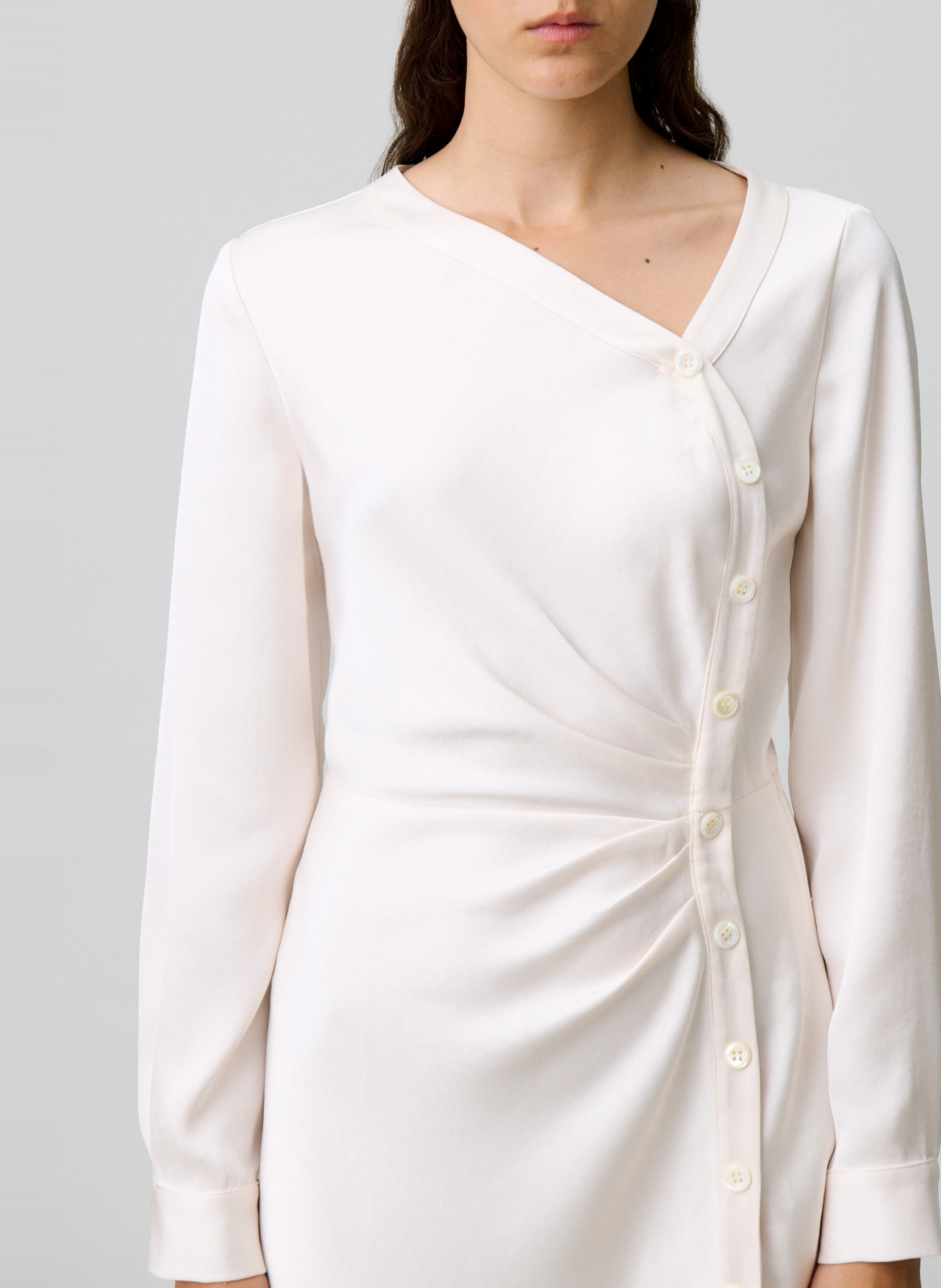 Robe longue col V CLAUDIE PIERLOT Blanc