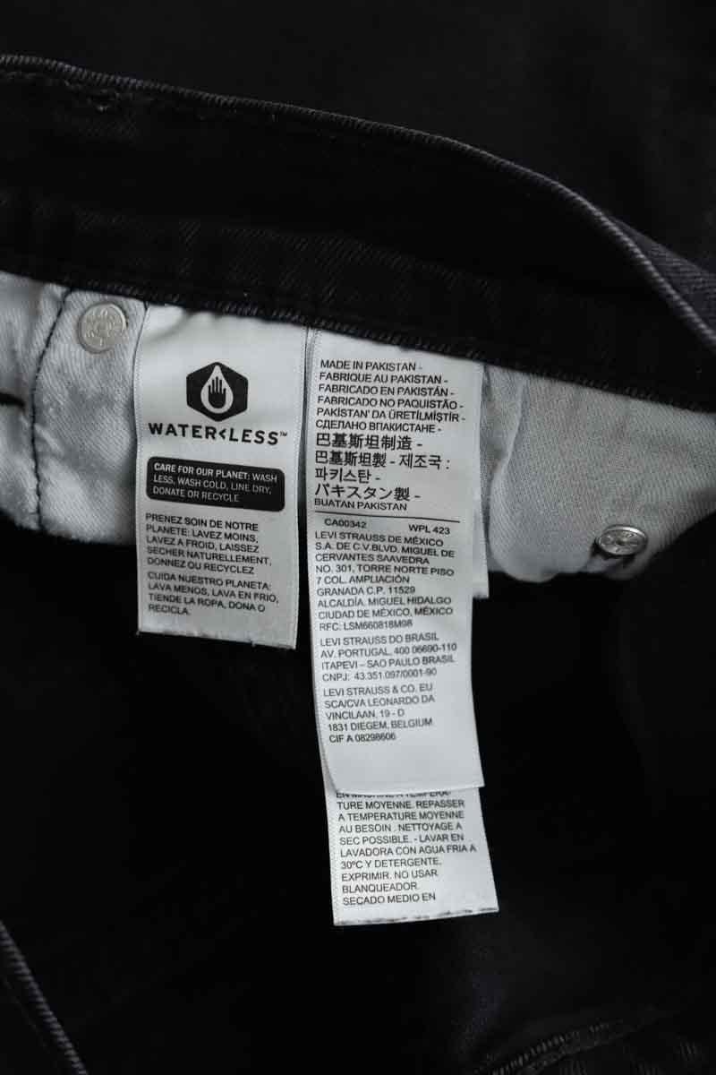 502 Straight Leg Cotton Jeans LEVI'S - Seconde main Black