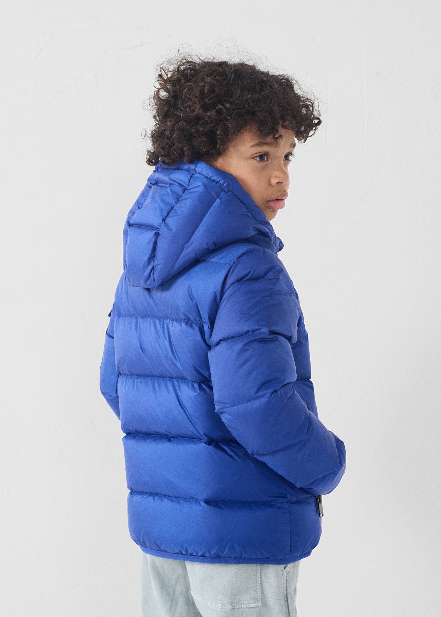 Children's cold weather puffer jacket Kazan JOTT Blue