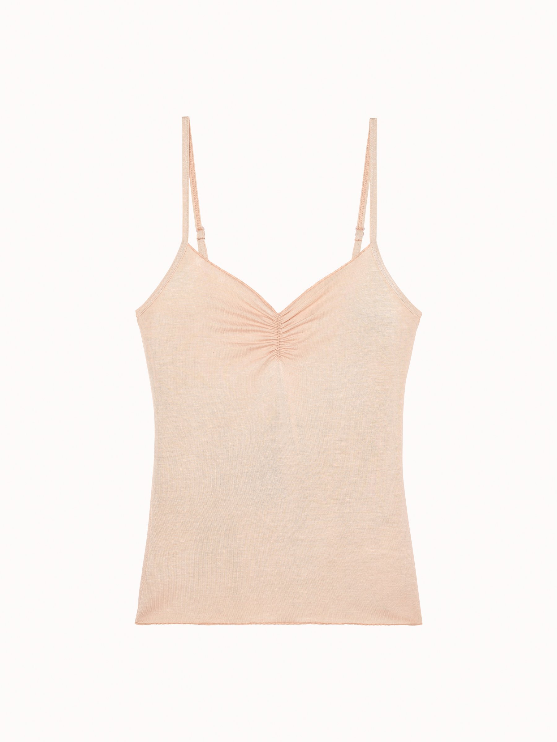 Sleeveless top Beige