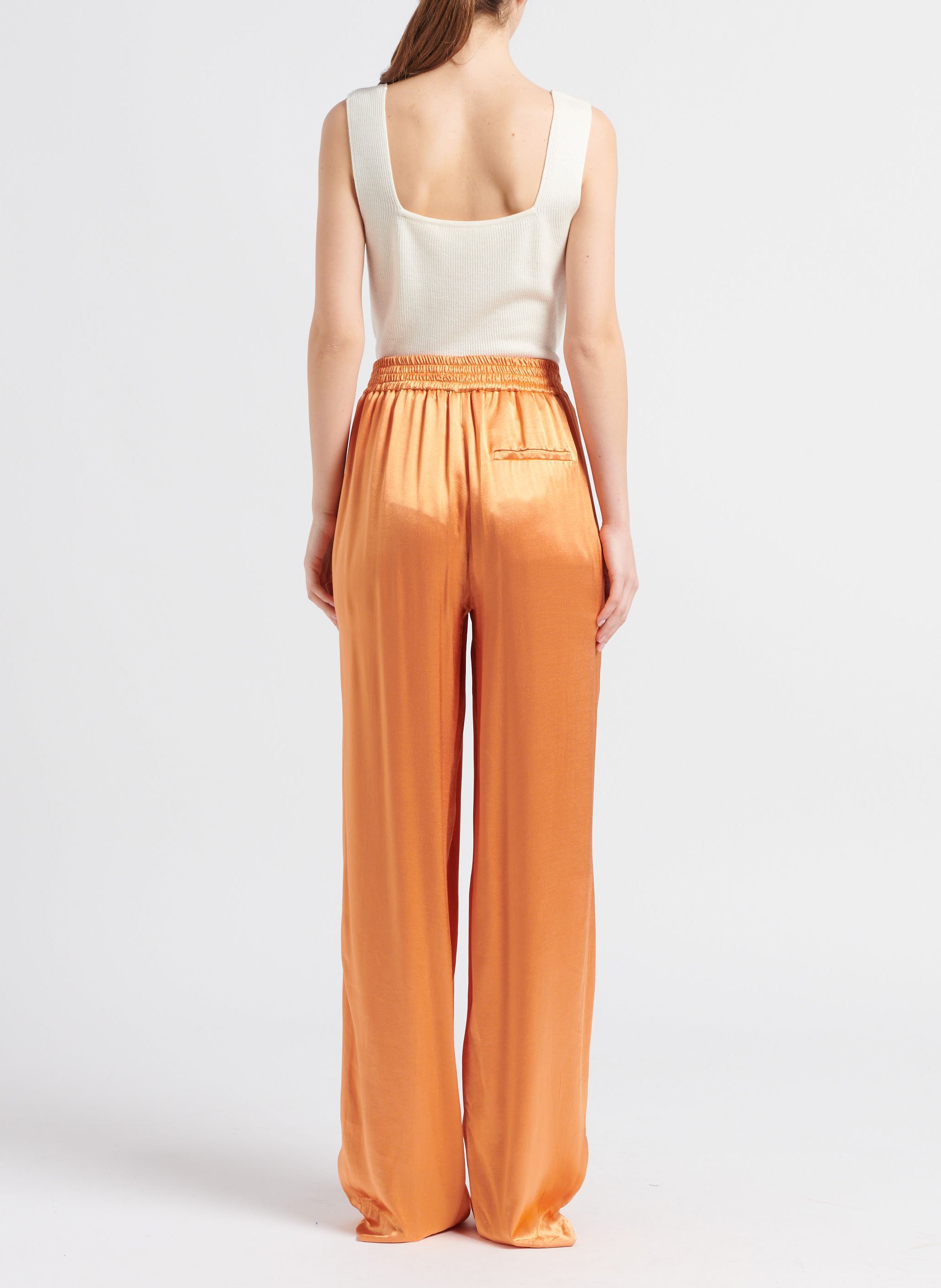 Wollen top met vierkante hals COLLECTORS CLUB Beige