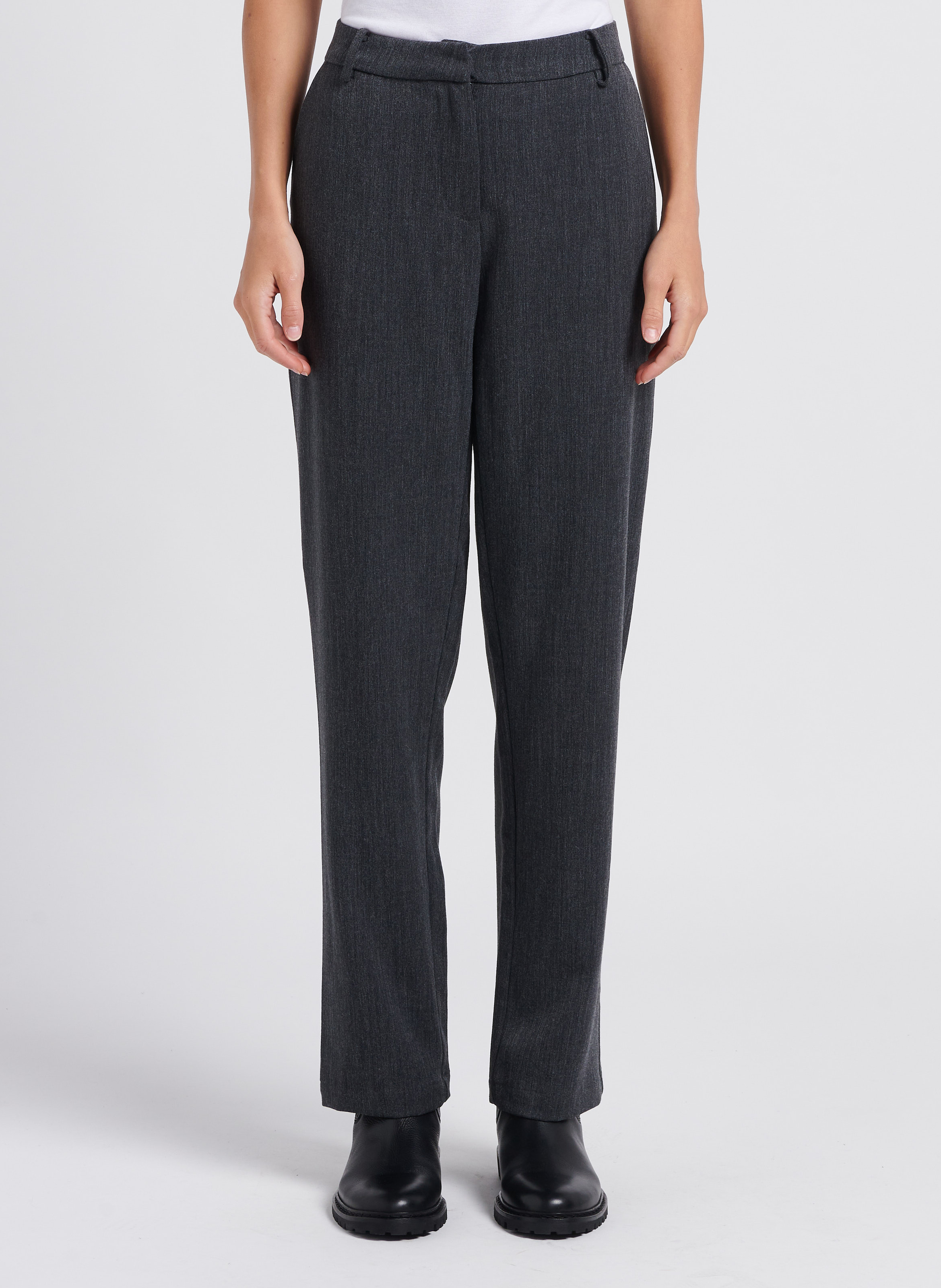 Gerade geschnittene Hose VILA Grau