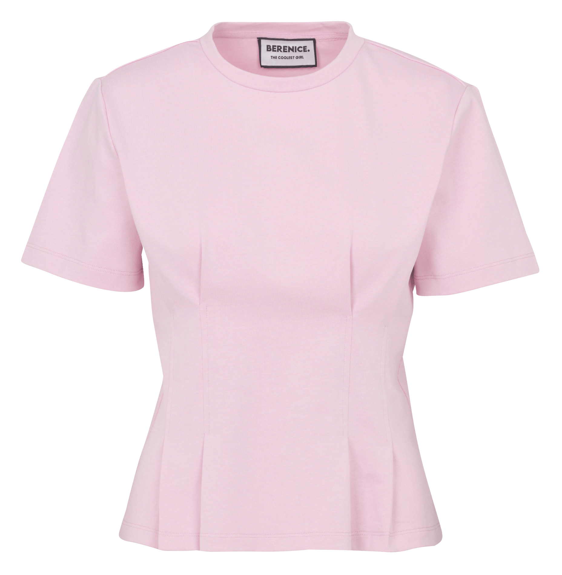 Getailleerd T-shirt van katoen BERENICE Roze