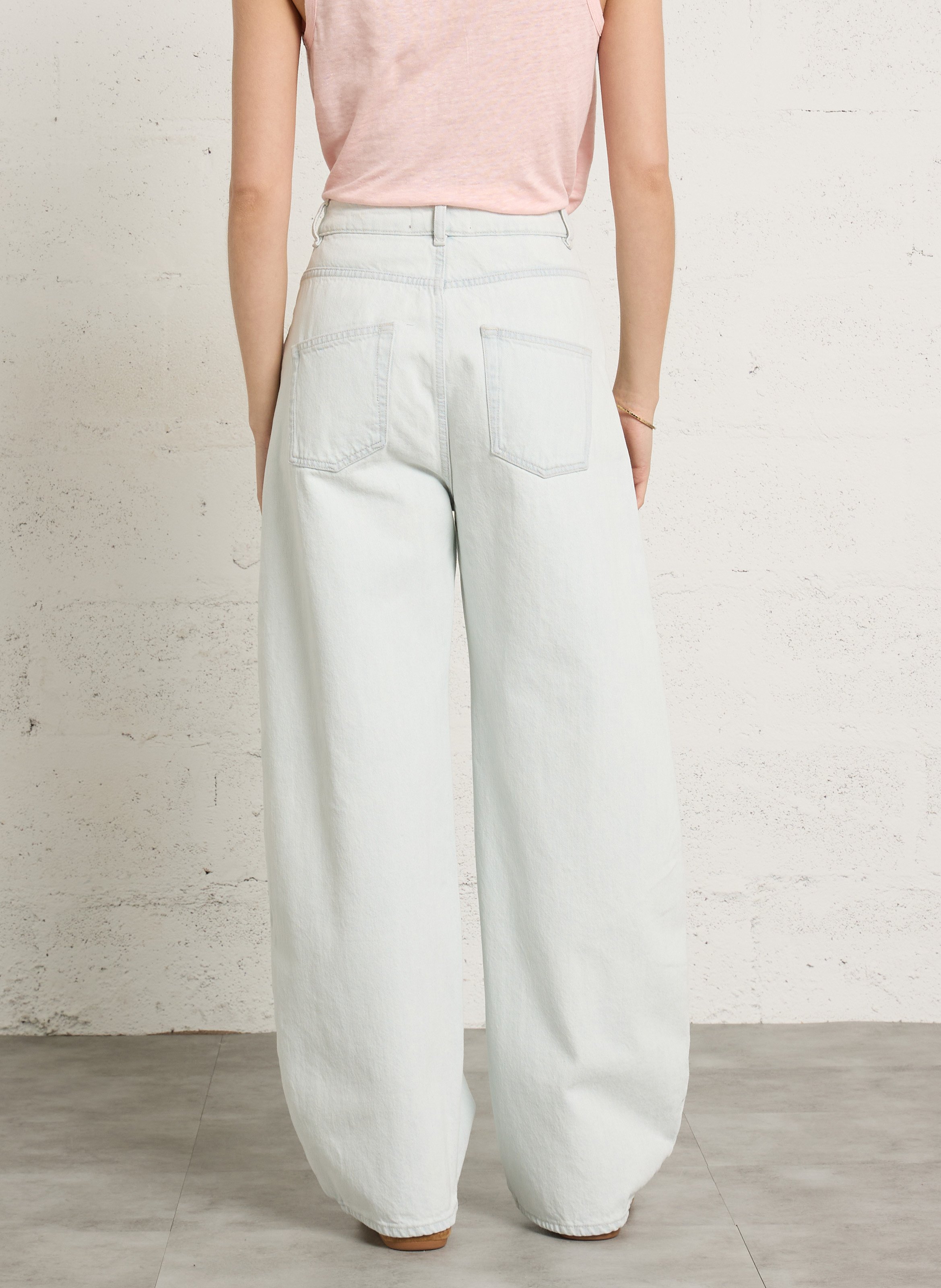 Boyfriend-Taillenjeans BERENICE Blau