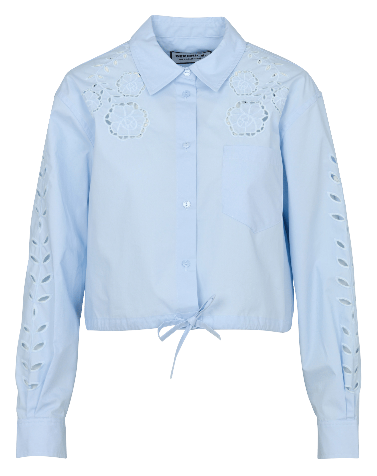 Classic cotton shirt BERENICE Blue