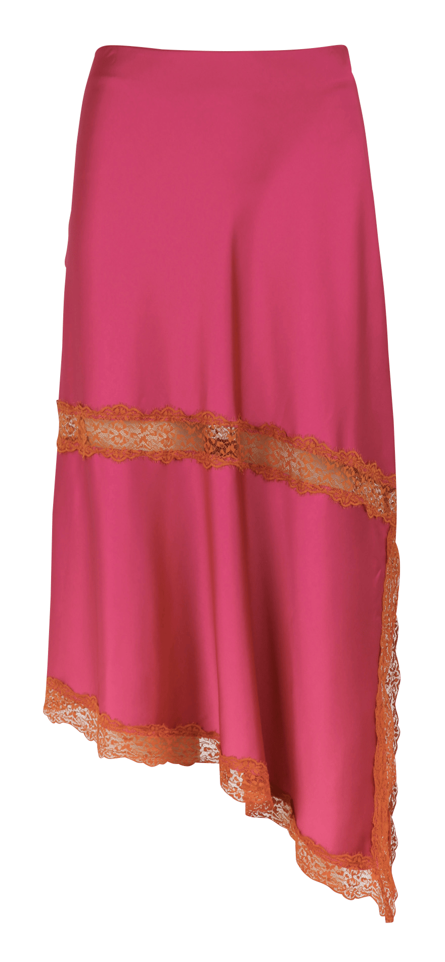 Asymmetrischer Midi-Spitzenrock IMPERIAL