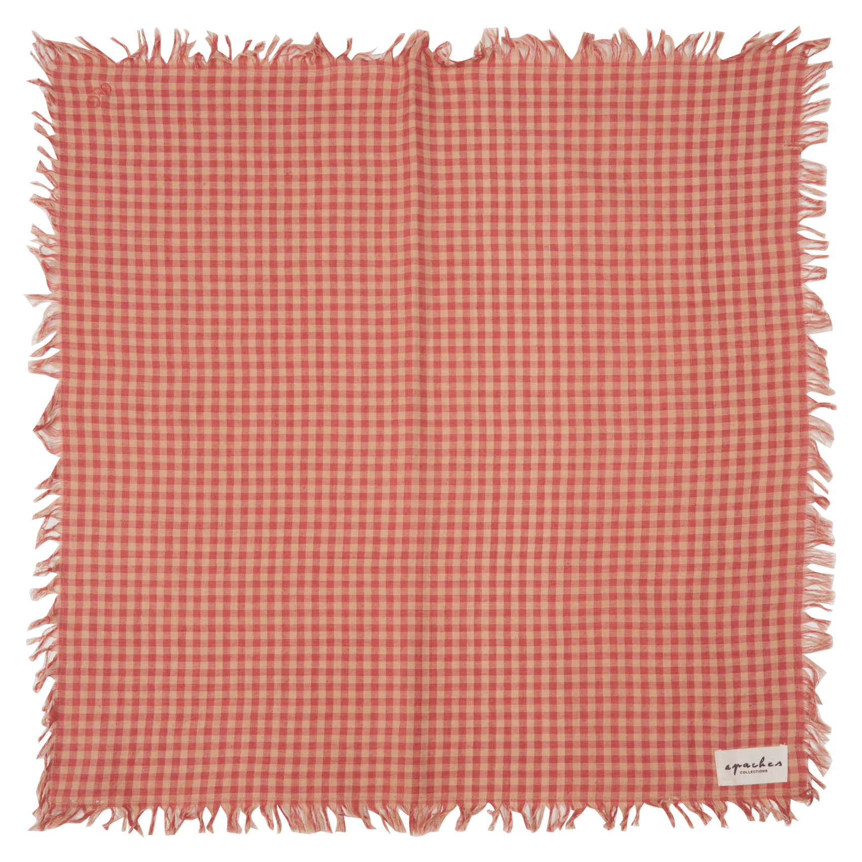 Foulard van katoen APACHES COLLECTIONS Rood