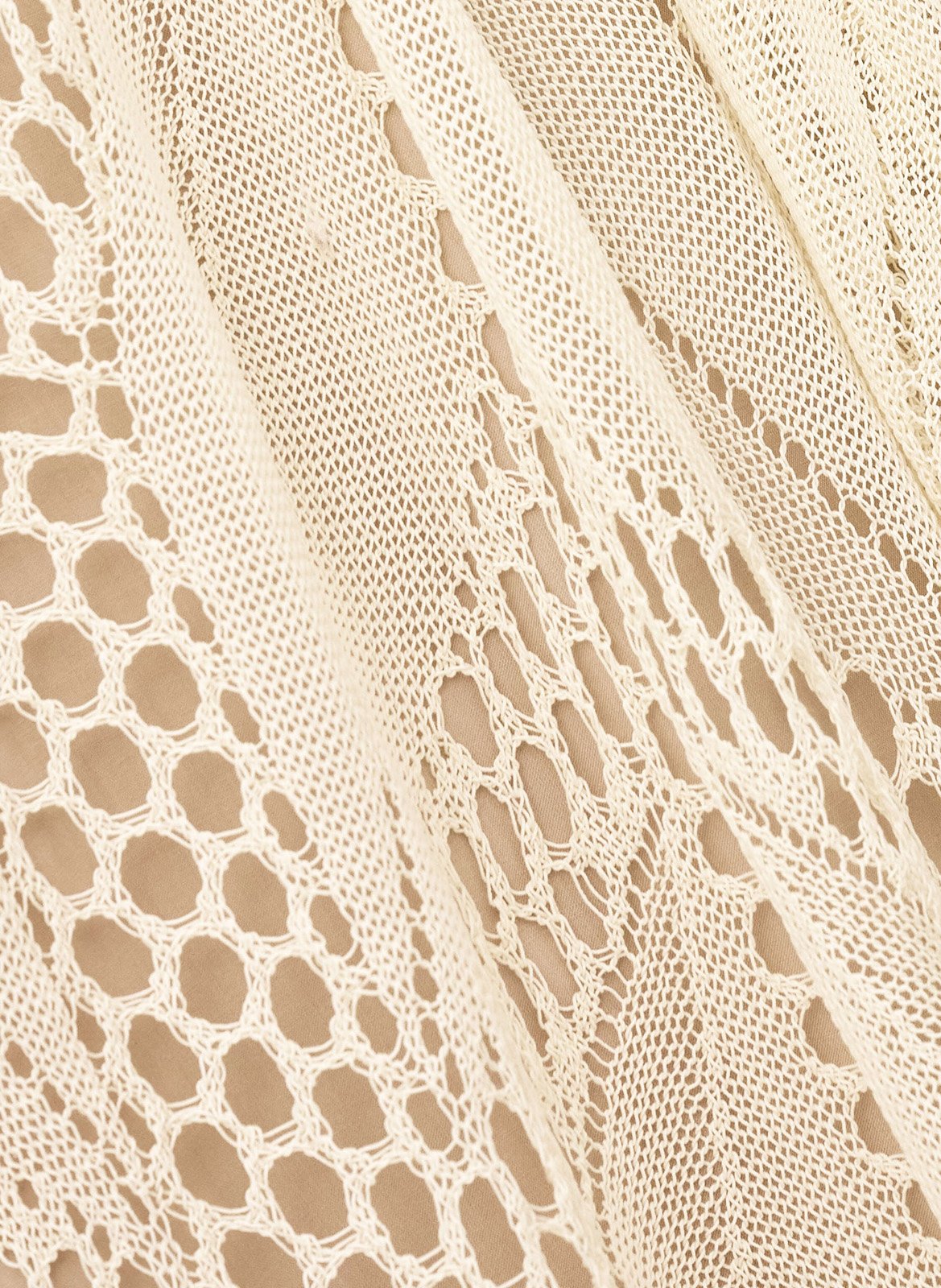 Jupe longue en coton bio BA&SH Beige
