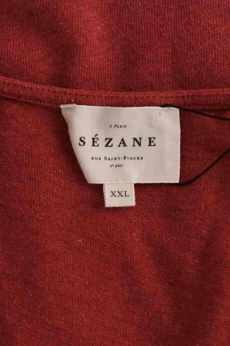 Top sans manche SEZANE - Seconde main Rouge