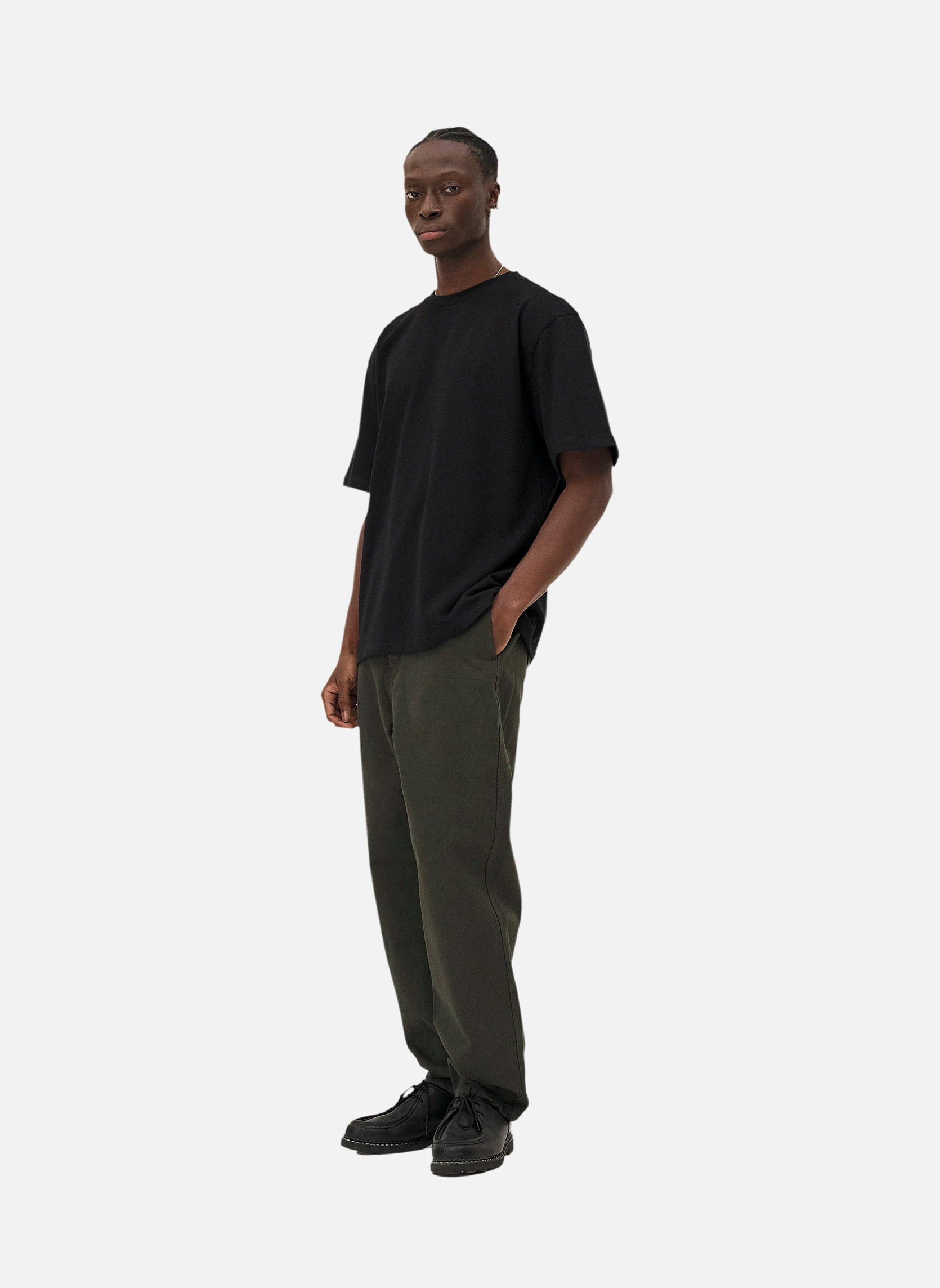 Wide leg jeans khaki Noyoco Green