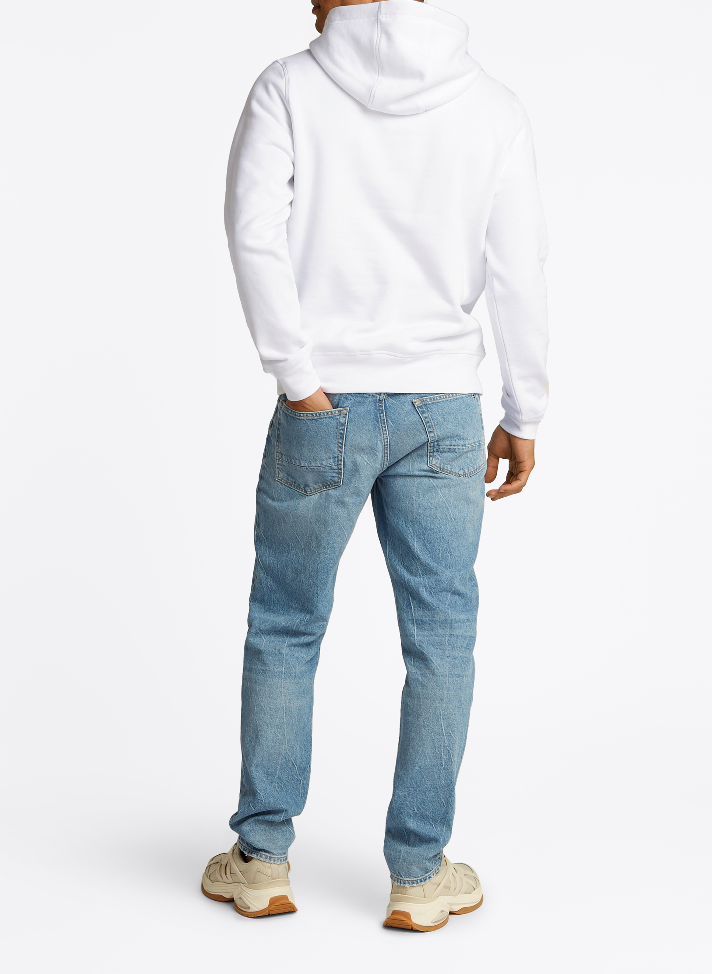 Kapuzensweatshirt aus Baumwoll-Mix, Regular Fit TOMMY HILFIGER Weiss