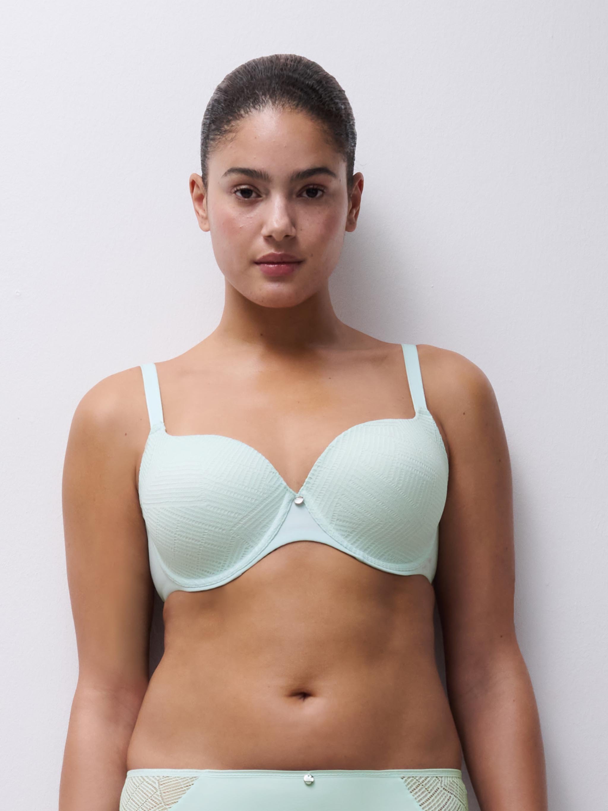 Full-cup bra CHANTELLE Green