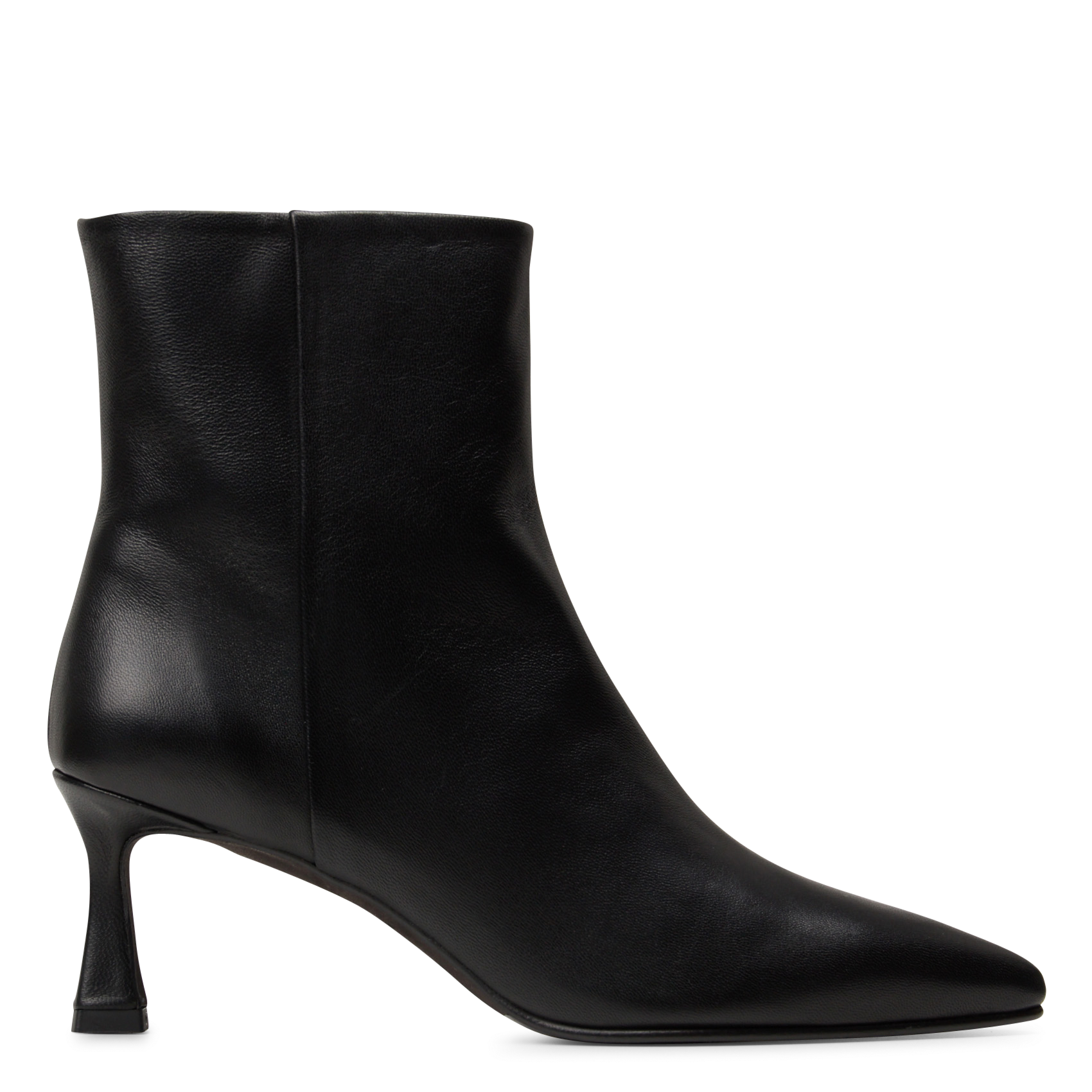 Leather mid-calf boots BOBBIES Black