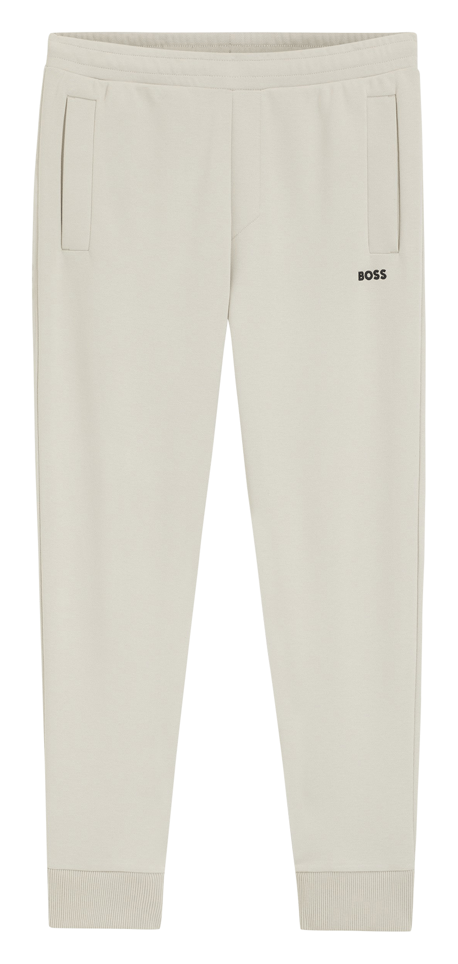 Jogging droit en coton mélangé BOSS Beige