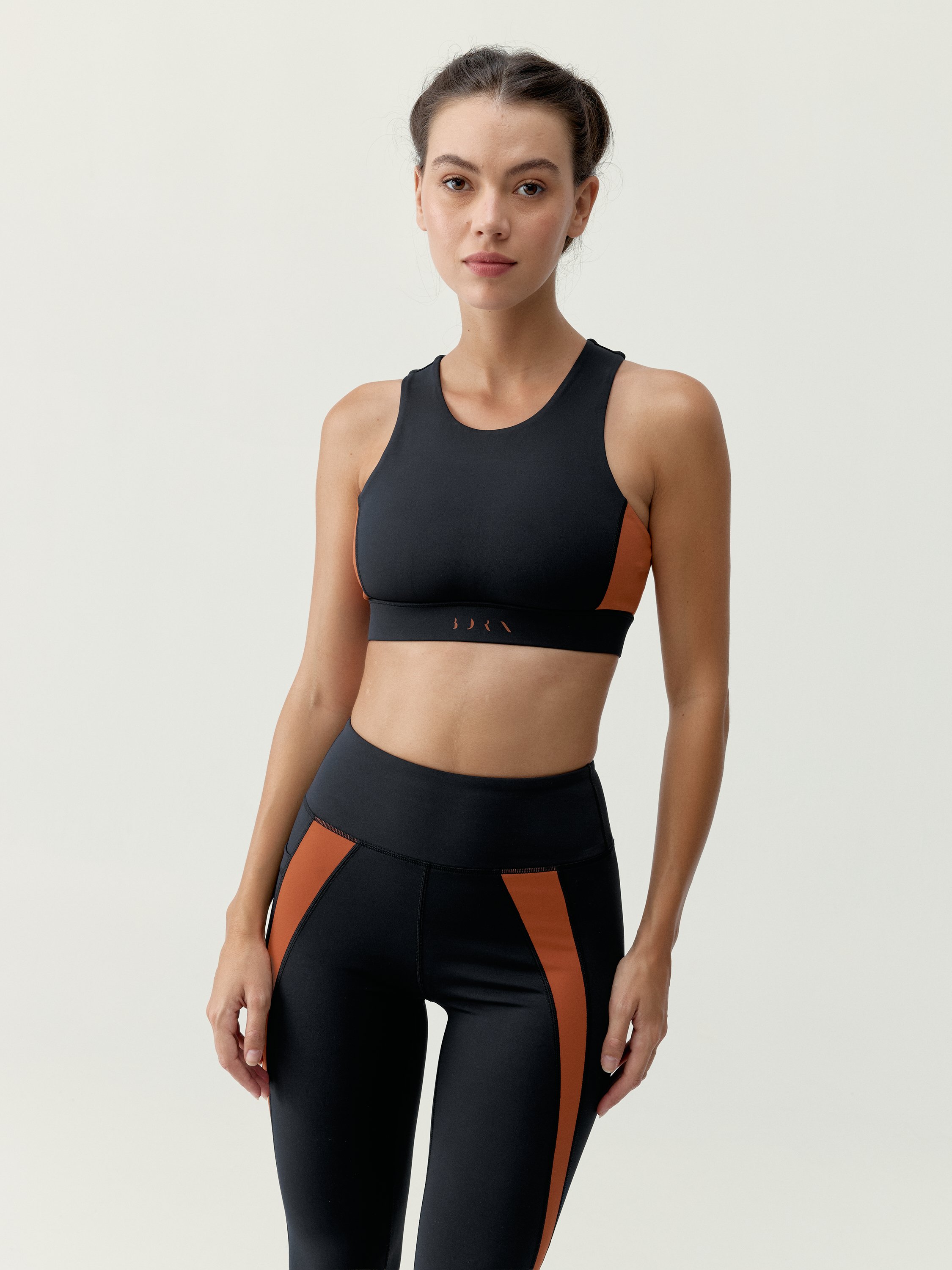 Women's high support quick-drying sports bra BORN Black