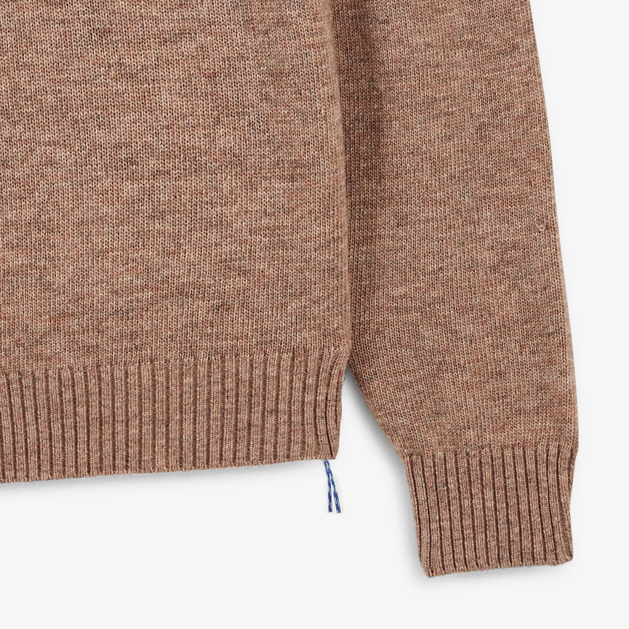 MADANI beige cashmere crew-neck wool sweater SBPLAY SERGE BLANCO Beige