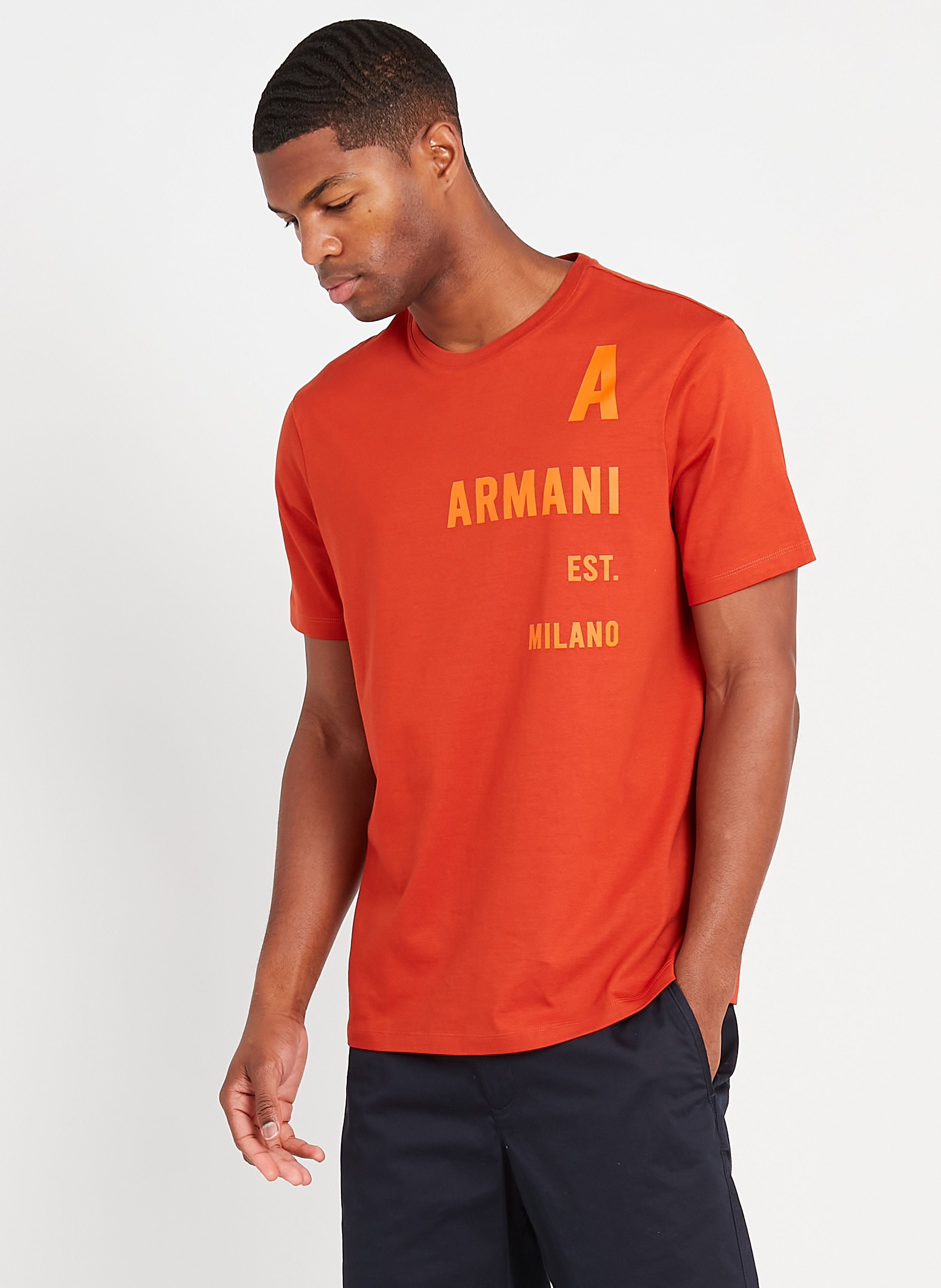 Camiseta Con Cuello Redondo Rooibos Tea Armani Exchange Hombre