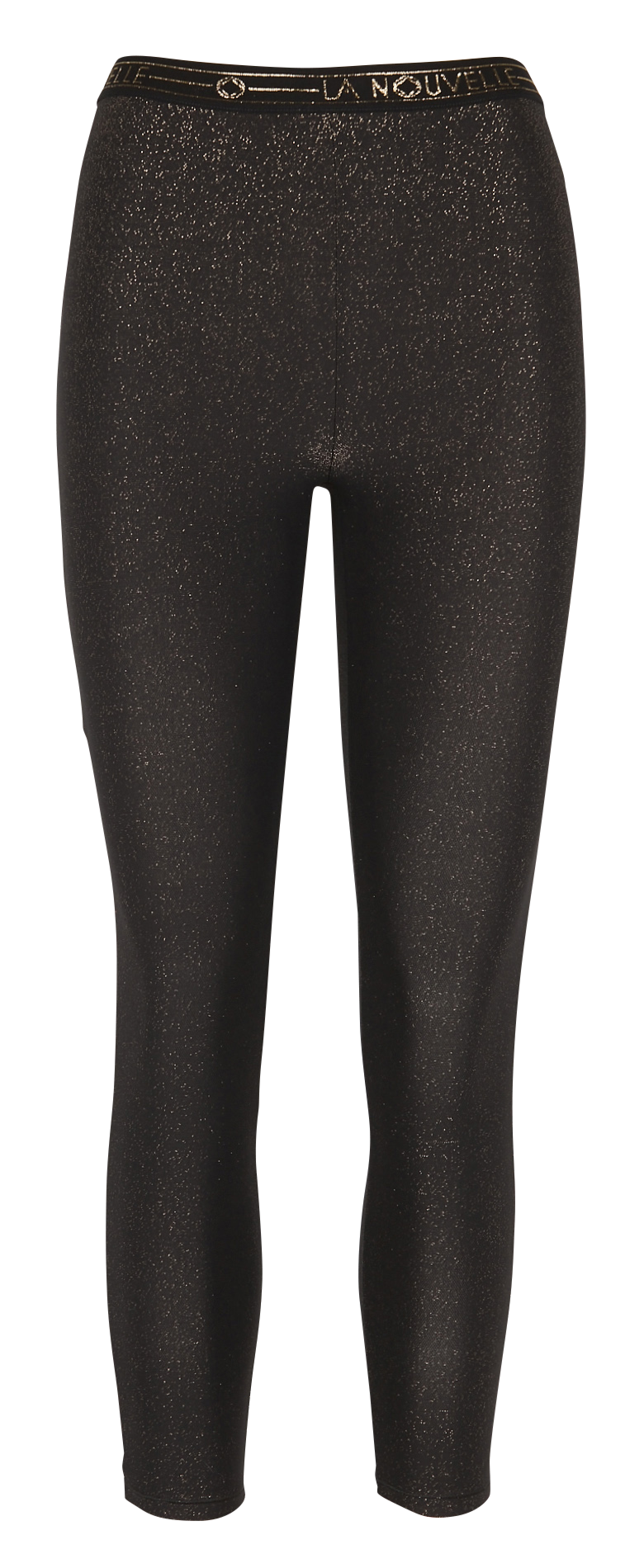 Glittery leggings Black