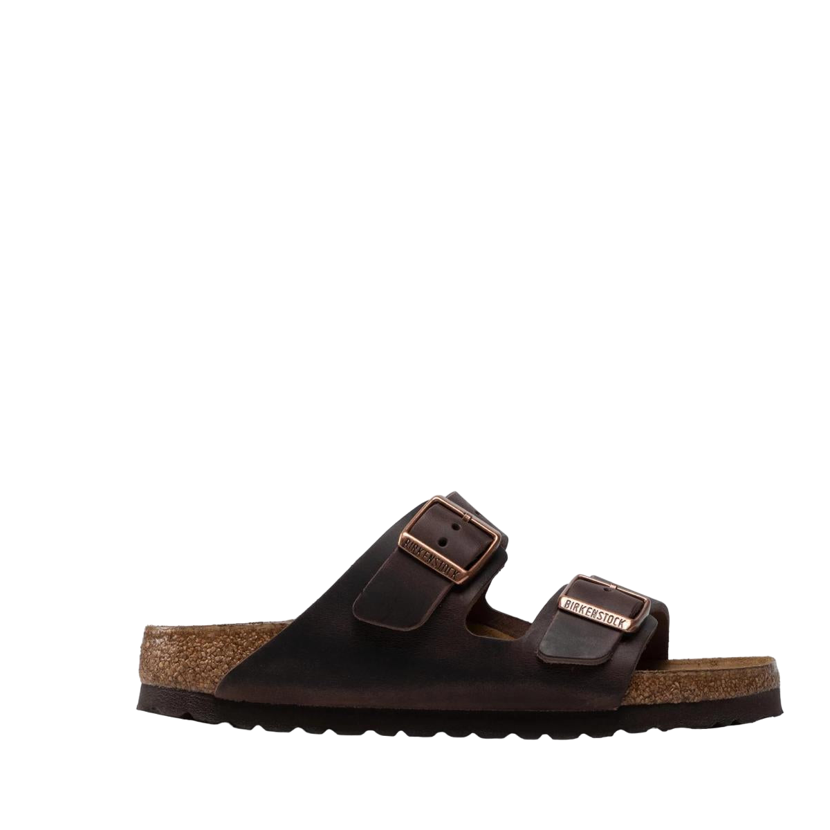 Faux leather sandals BIRKENSTOCK Brown