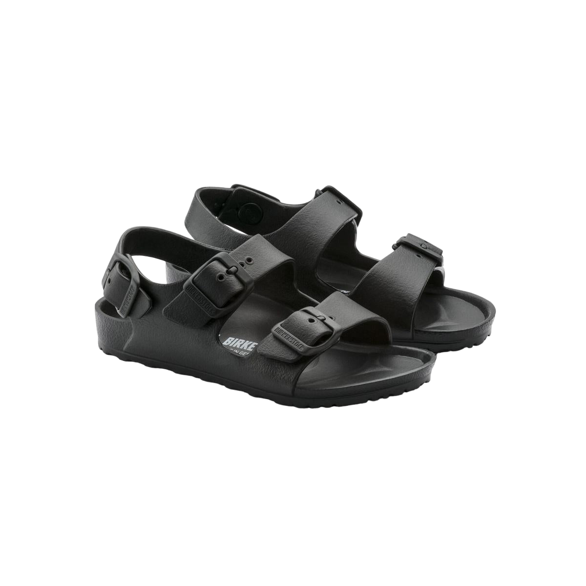 Faux leather sandals BIRKENSTOCK Black