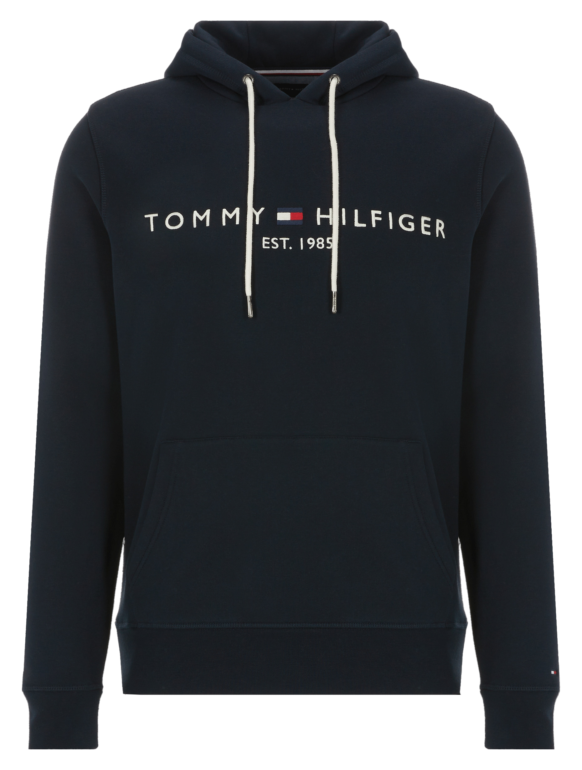 Sweat à capuche regular-fit brodé en molleton TOMMY HILFIGER Bleu