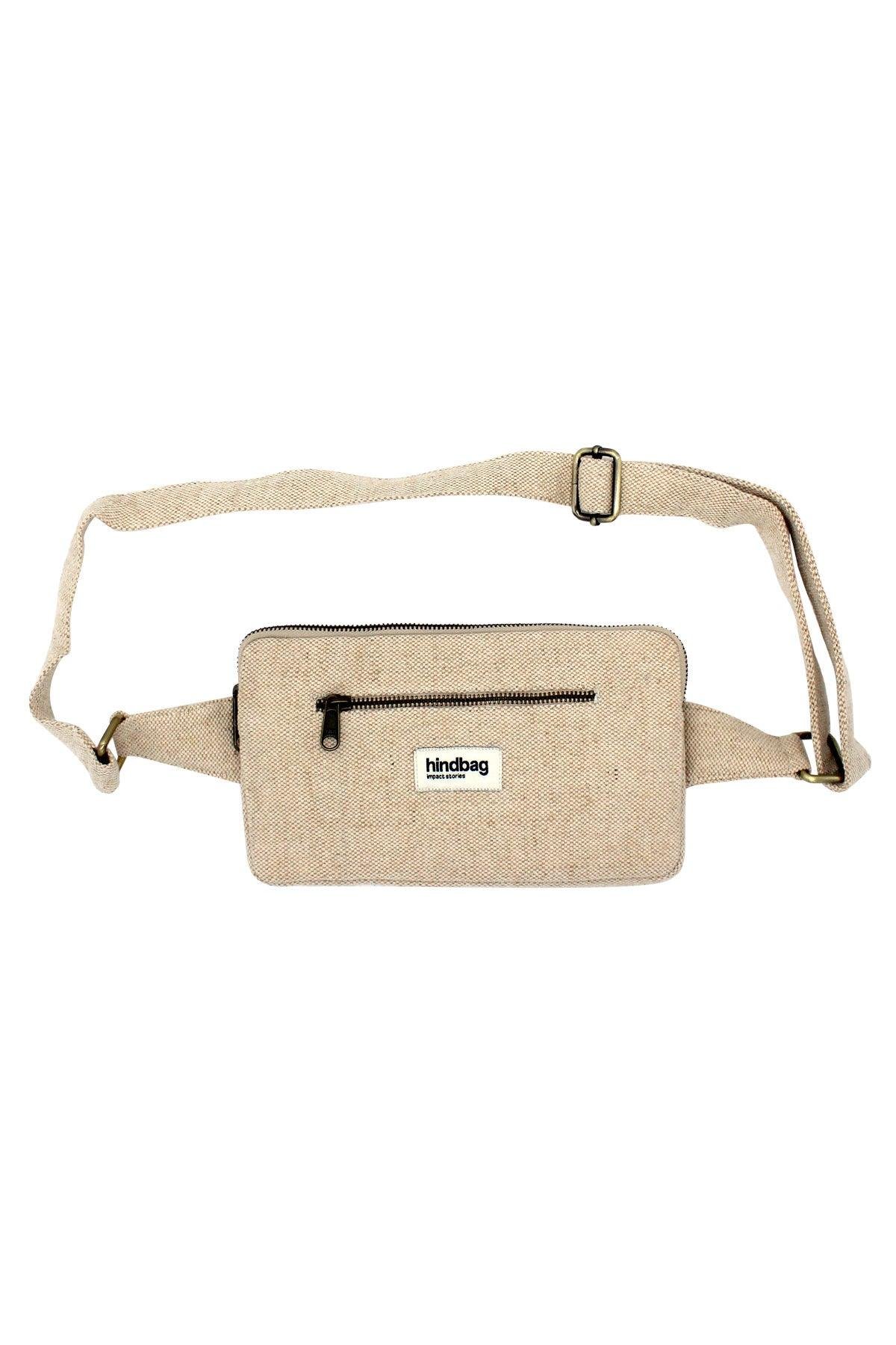 Cotton waist bag HARRY Jute