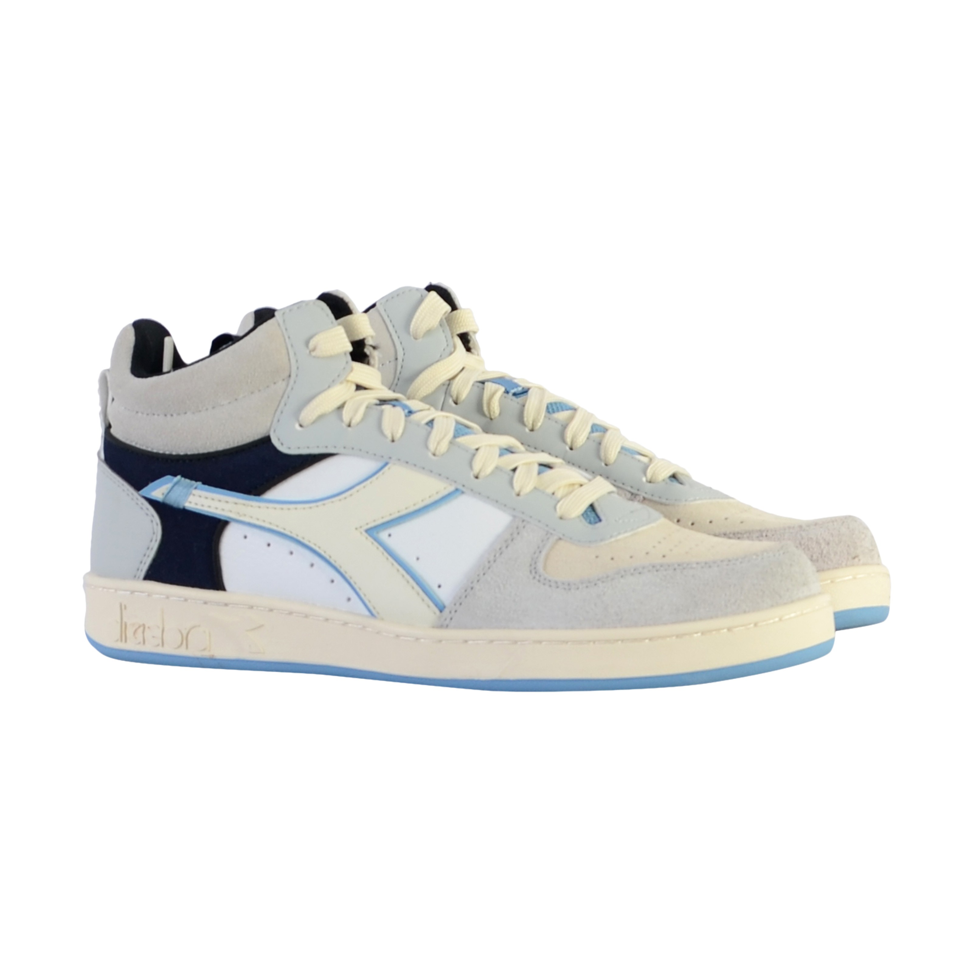High-top leather sneakers magic demi twin DIADORA Grey