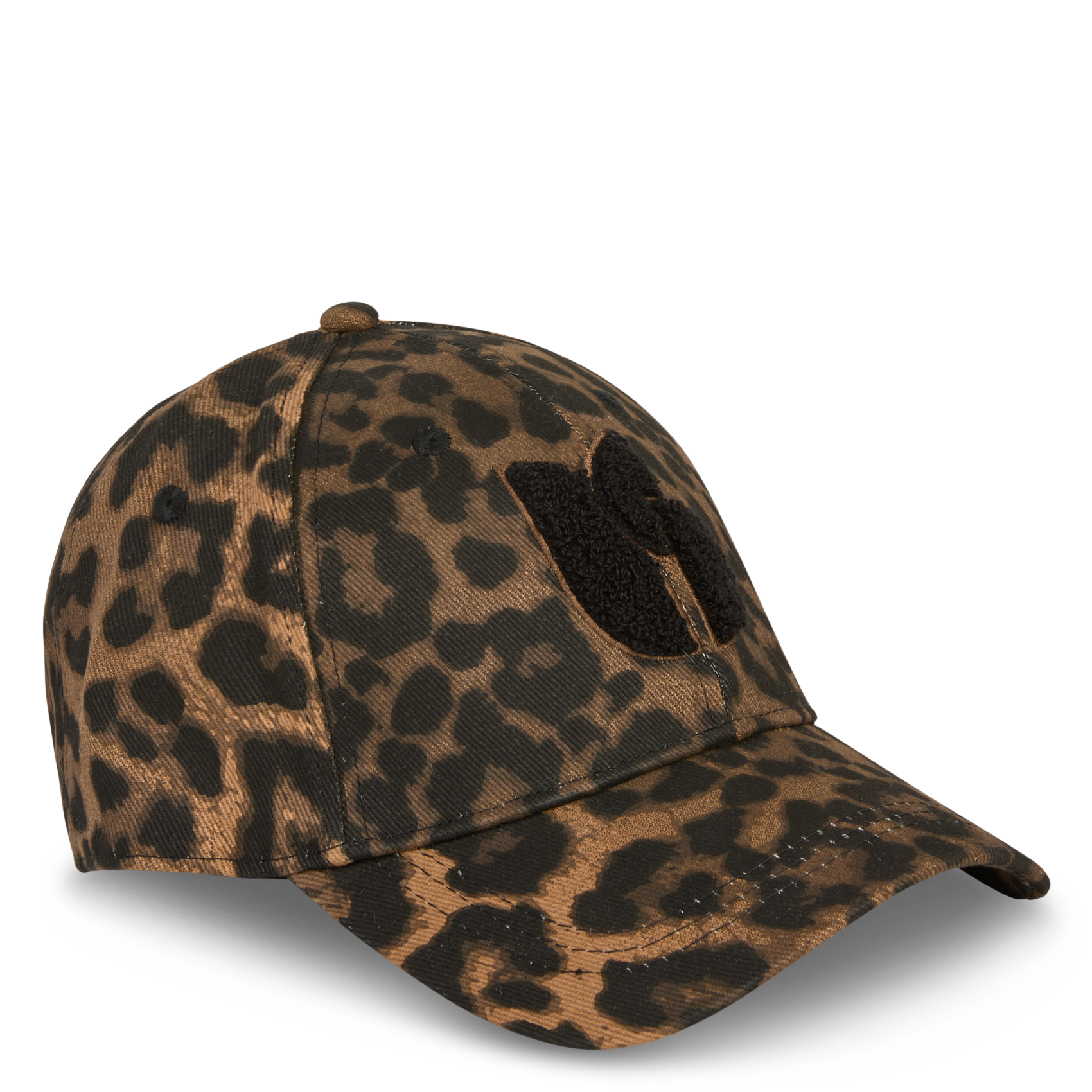 Luipaard pet met klep BA&SH Bruin