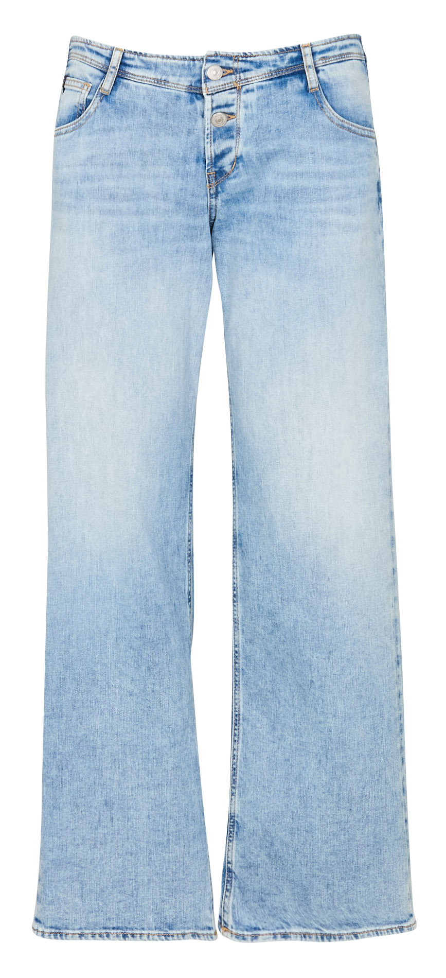 Jean droit en coton mélangé LE TEMPS DES CERISES Bleu