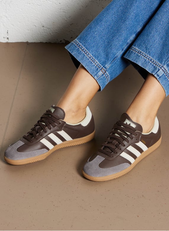 Low-Top dual-Material sneakers Brown Adidas - Women | Place des Tendances Low-Top dual-Material sneakers Brown Adidas - Women | Place des Tendances