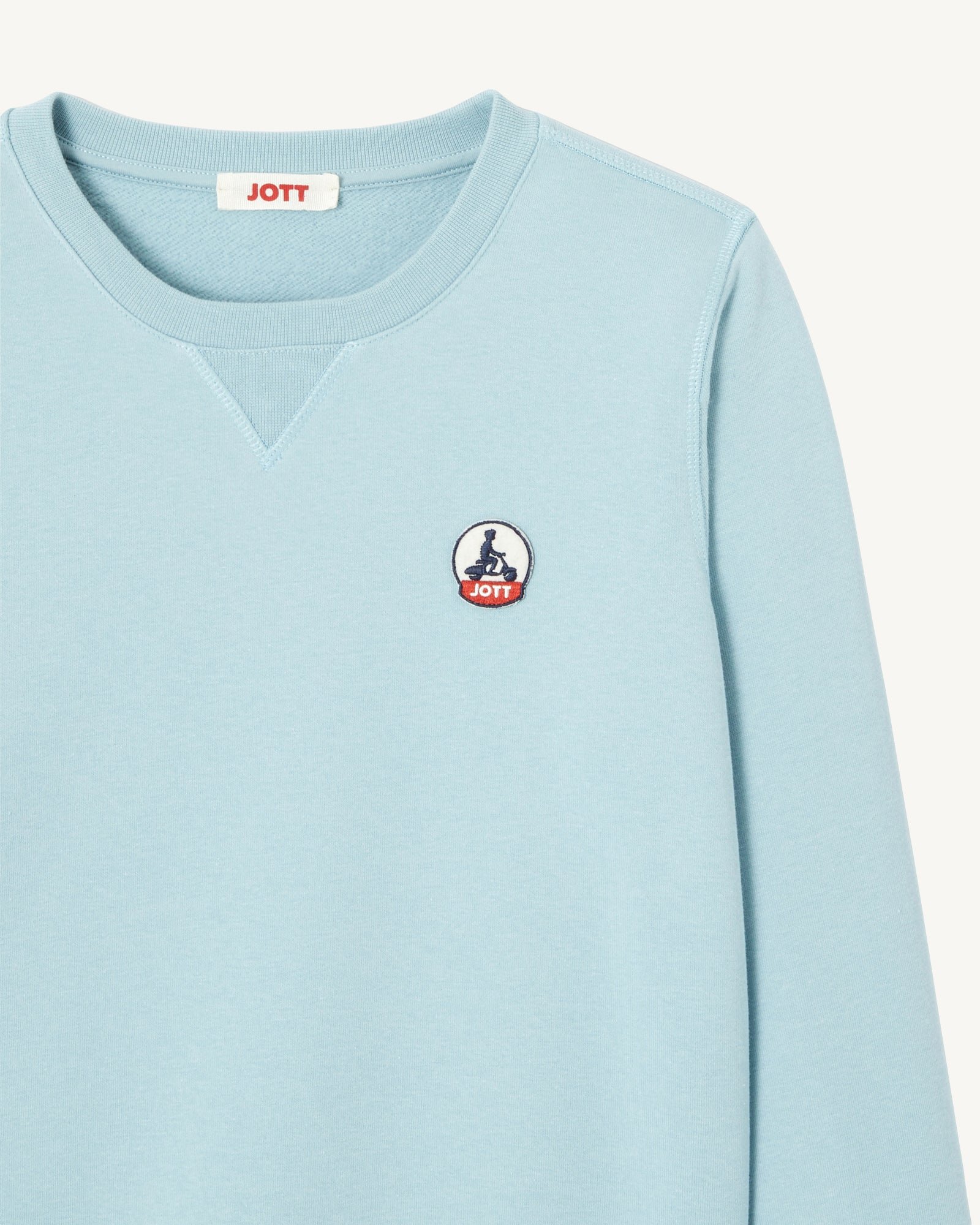 Organic cotton sweatshirt Elvas JOTT Blue