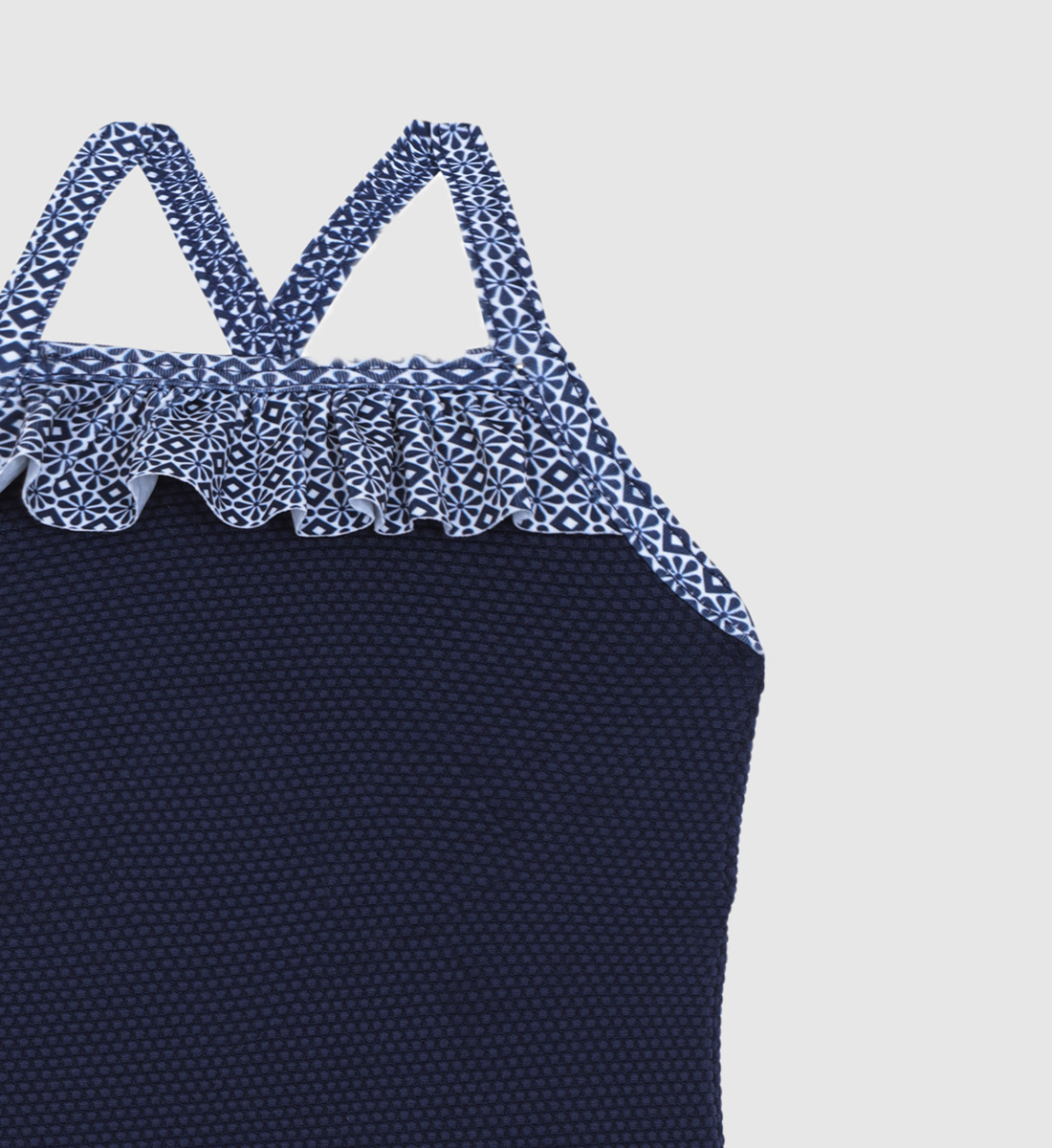 One-piece swimsuit - azulejos GILI'S Blue