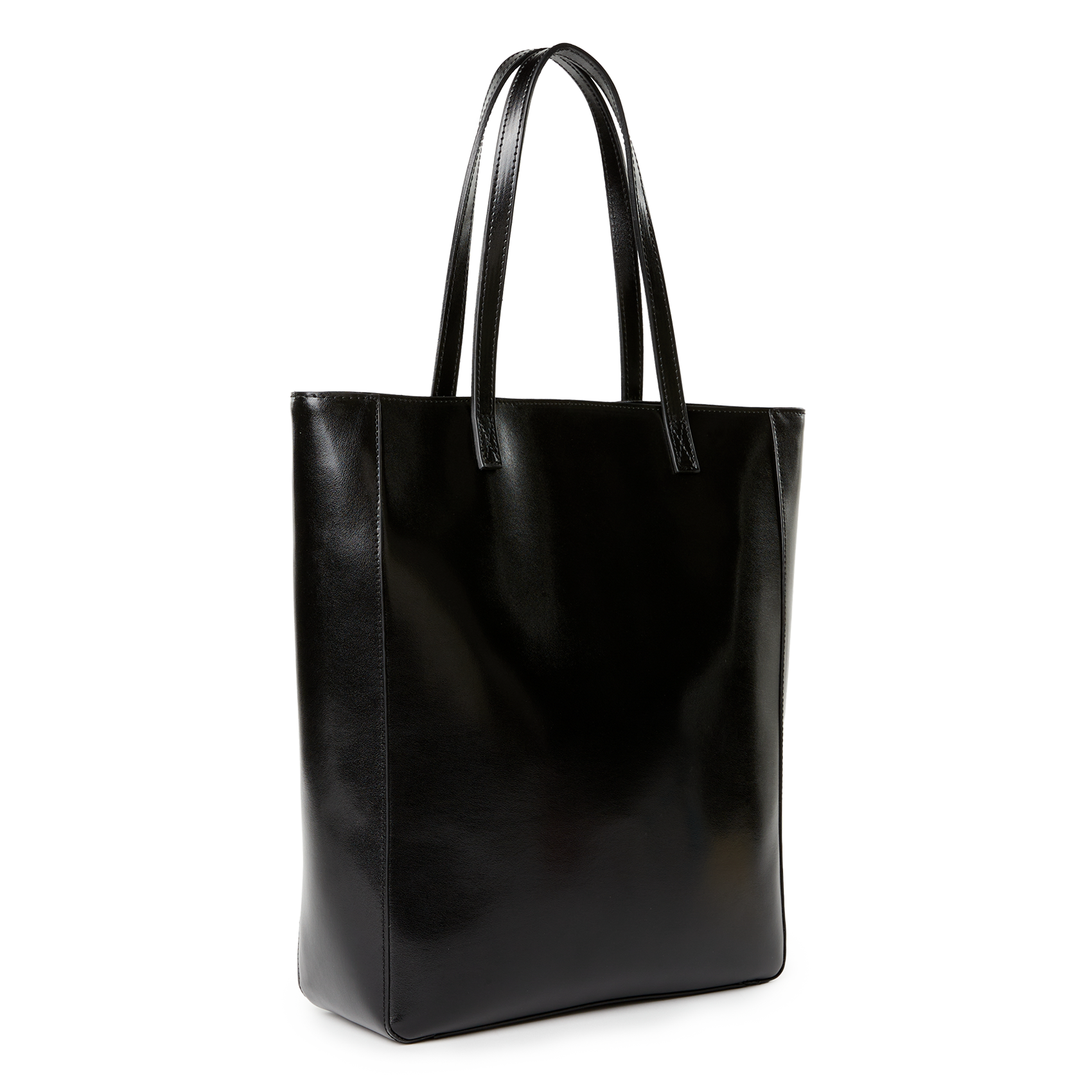 Leather tote bag SAISON 1865 Black