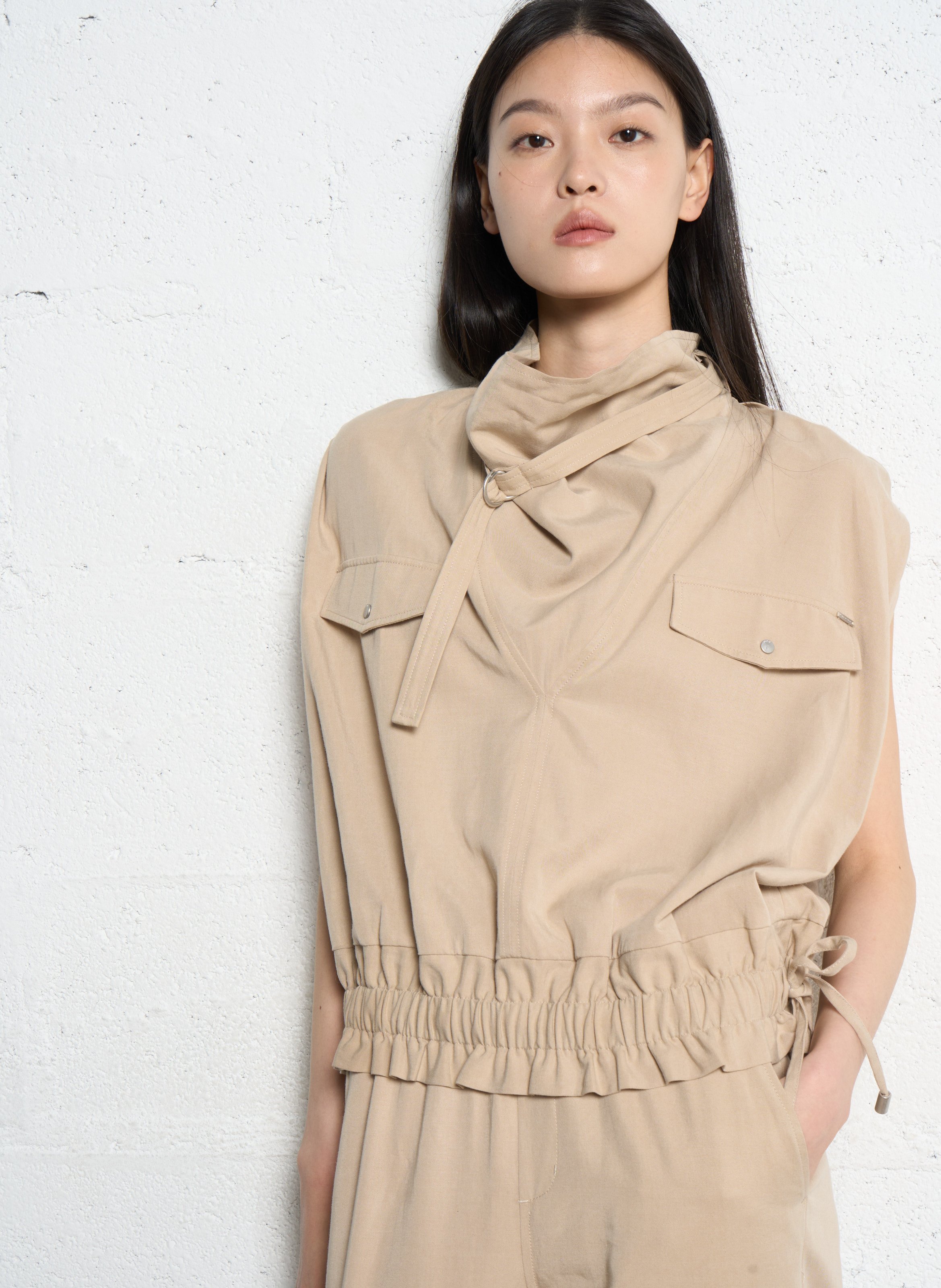 Oversized top IKKS Beige