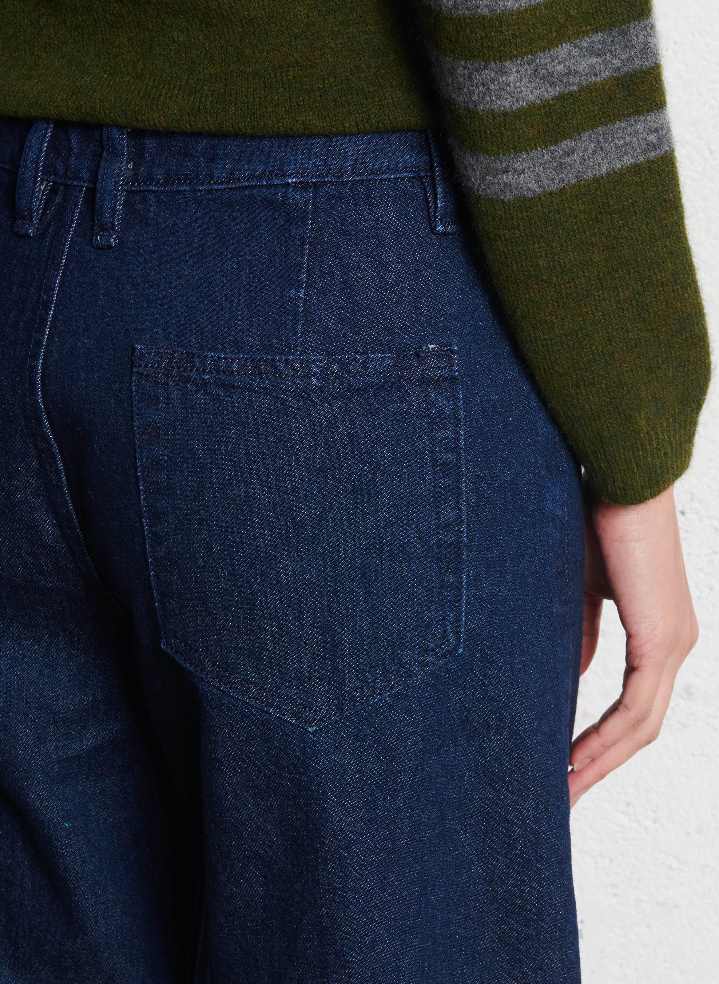 Wijde jeans - katoenblend ACQUAVERDE Blauw