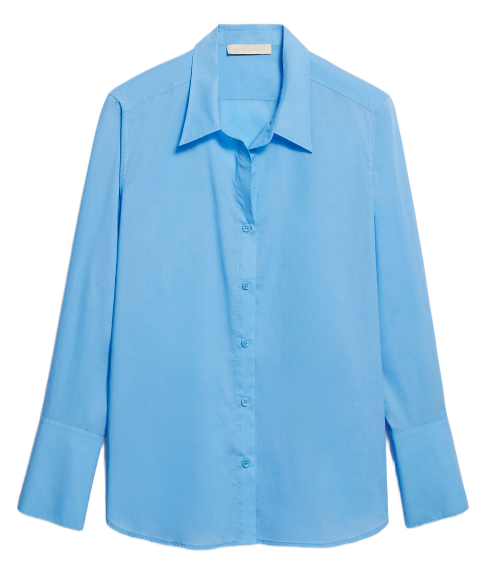 Chemise col classique en coton VANESSA BRUNO Bleu