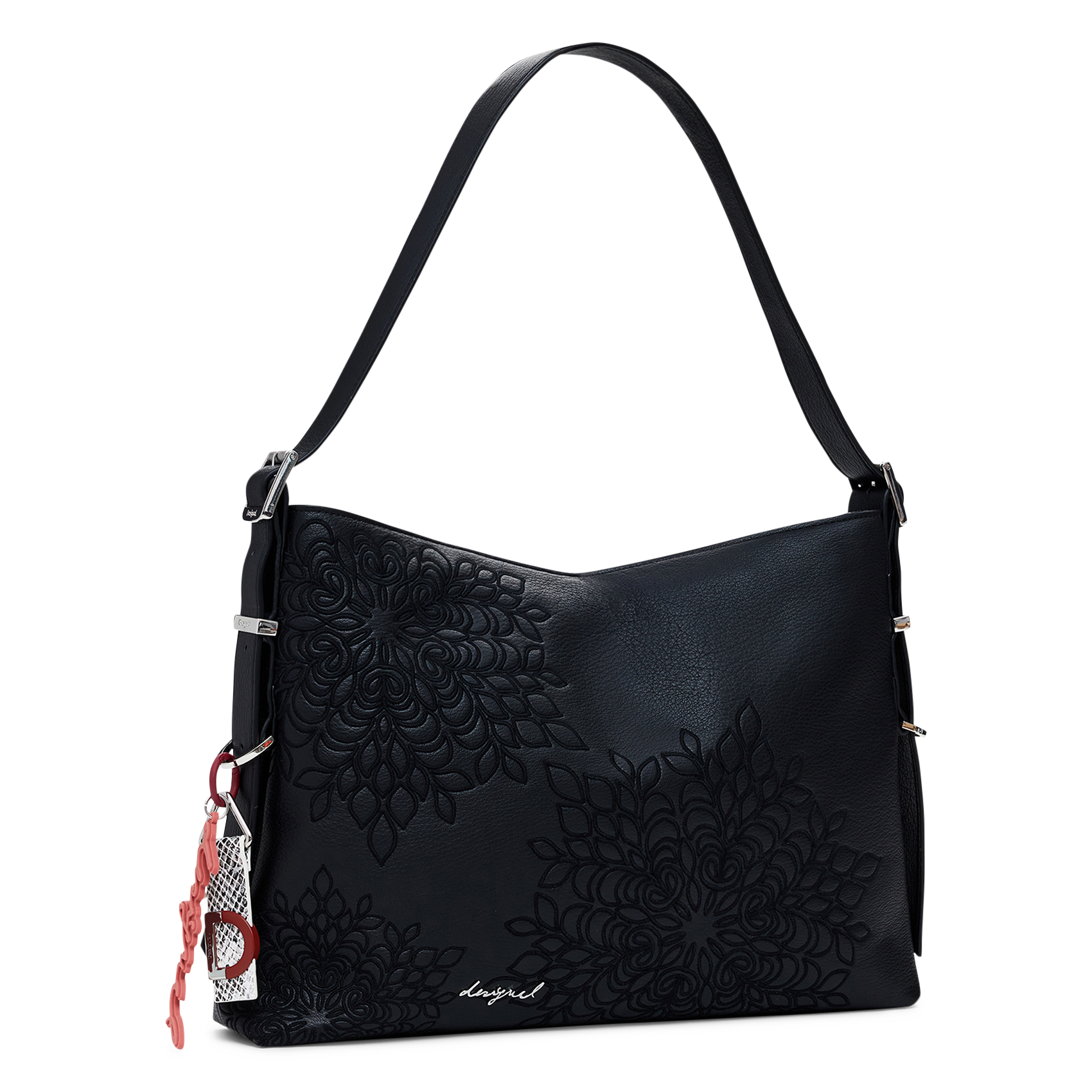 Bestickte Umhängetasche DESIGUAL Schwarz