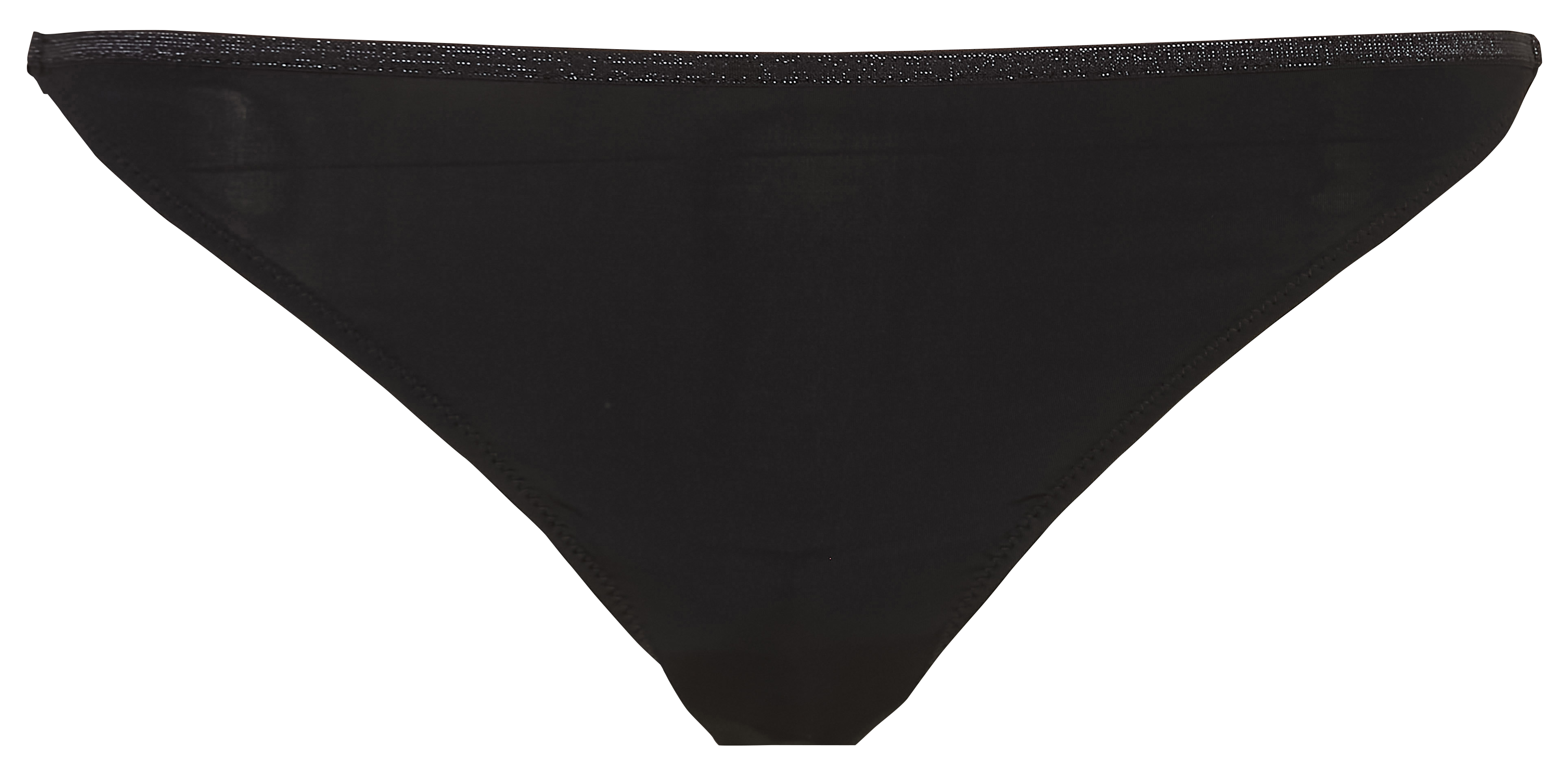 Tanga motif zébré  LA NOUVELLE Noir