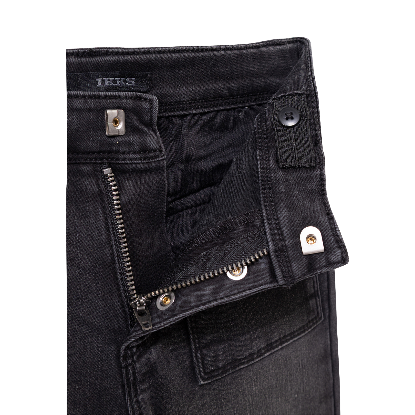 Jean flare en coton mélangé IKKS JUNIOR Gris