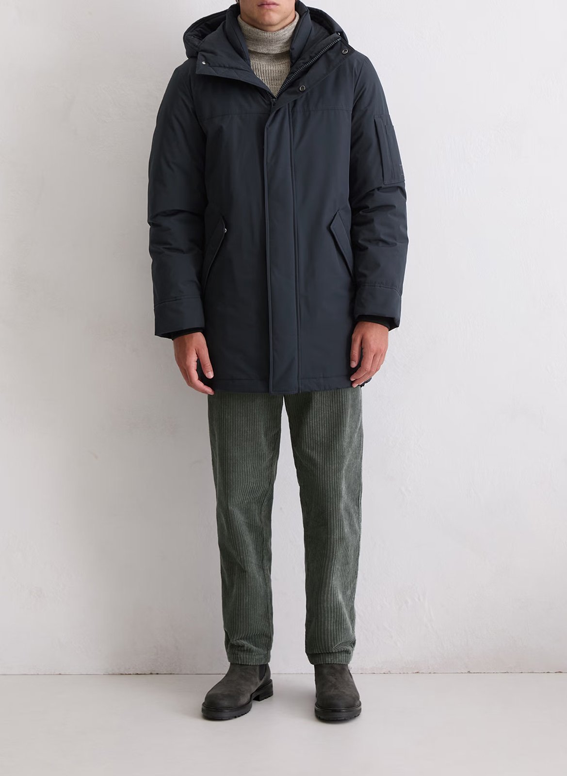 Brookvale Hoody padded jacket MARC O'POLO Blue