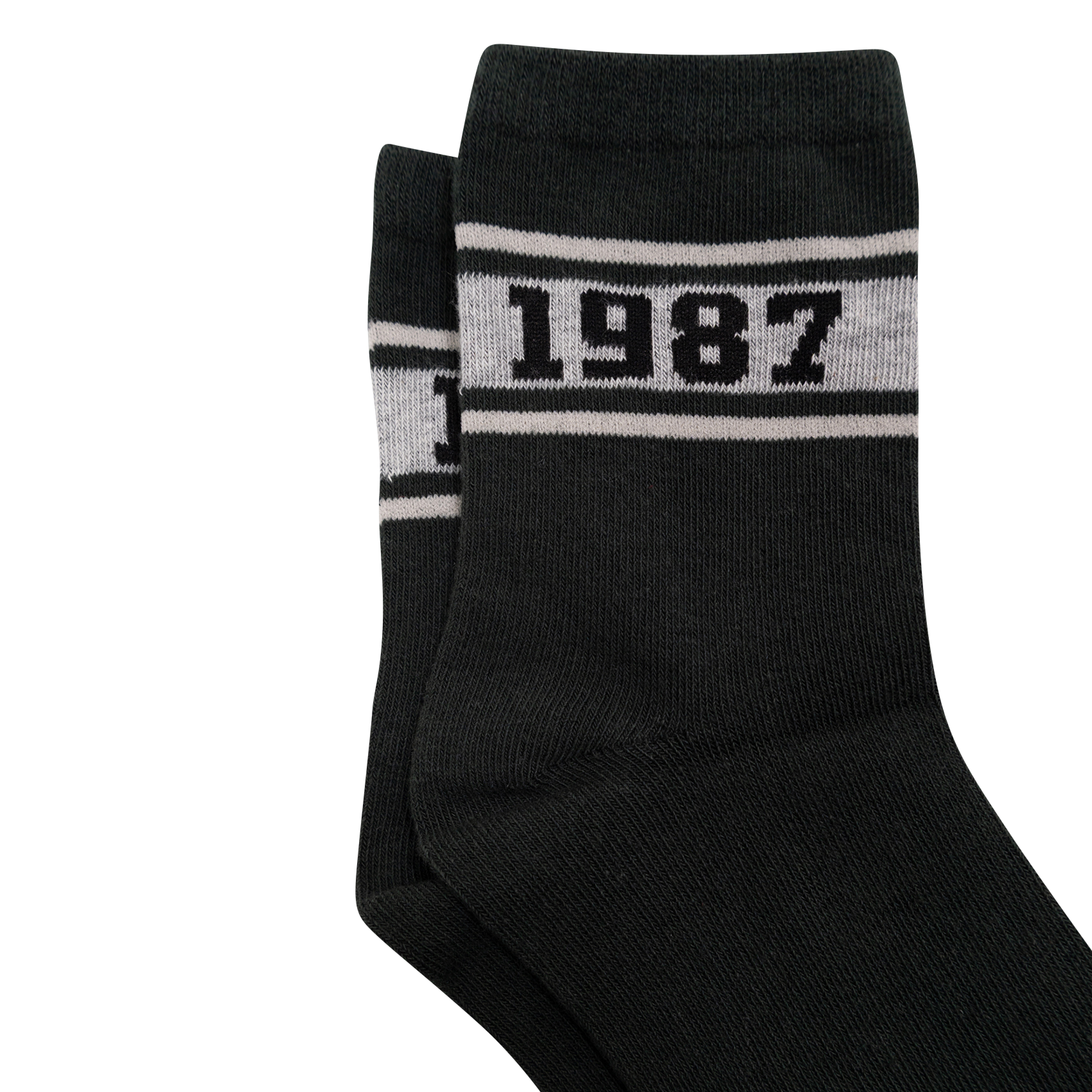Lot de 3 paires de chaussettes en coton mélangé imprimé IKKS JUNIOR Noir