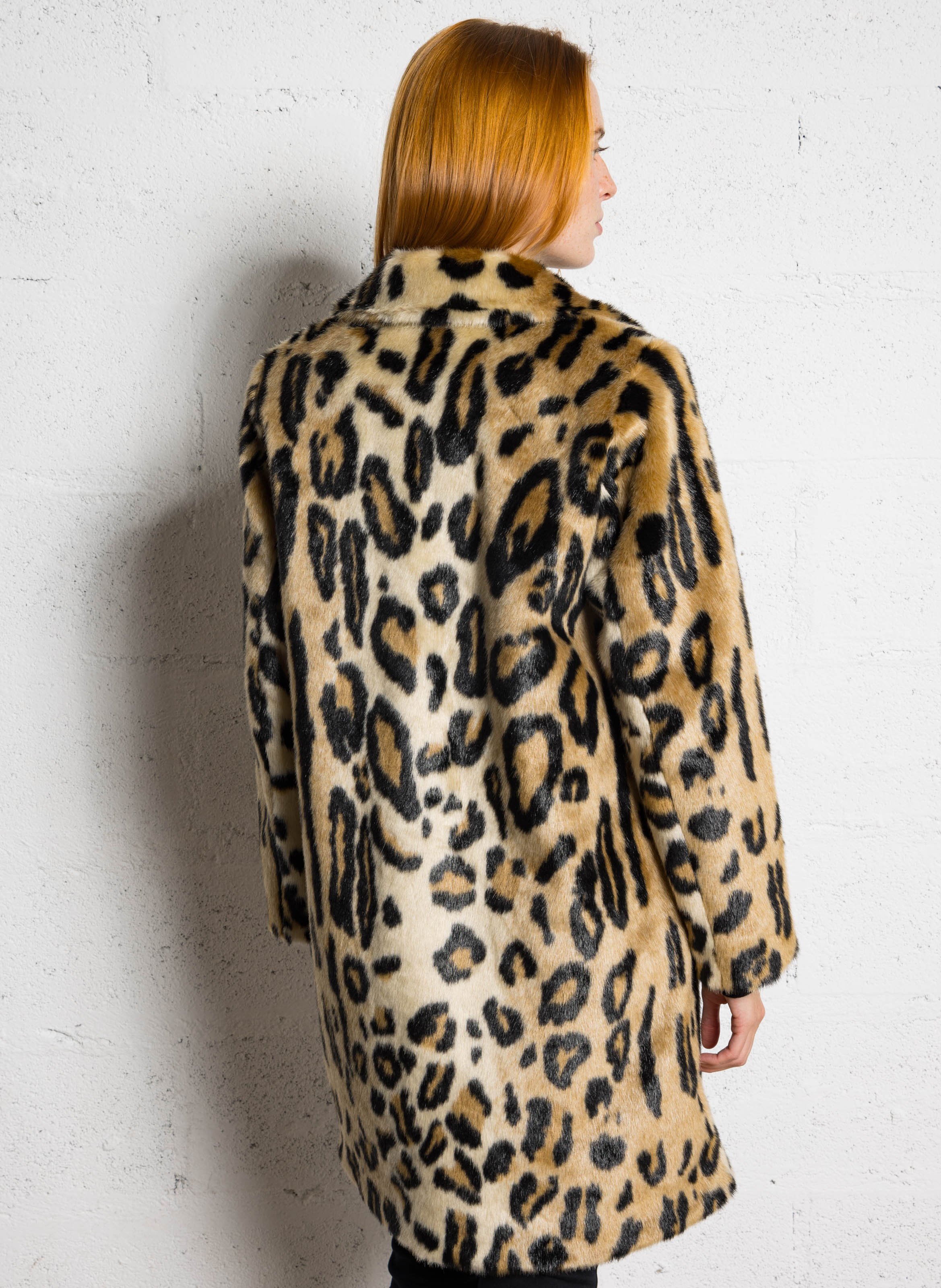 Manteau col tailleur LEON & HARPER Beige