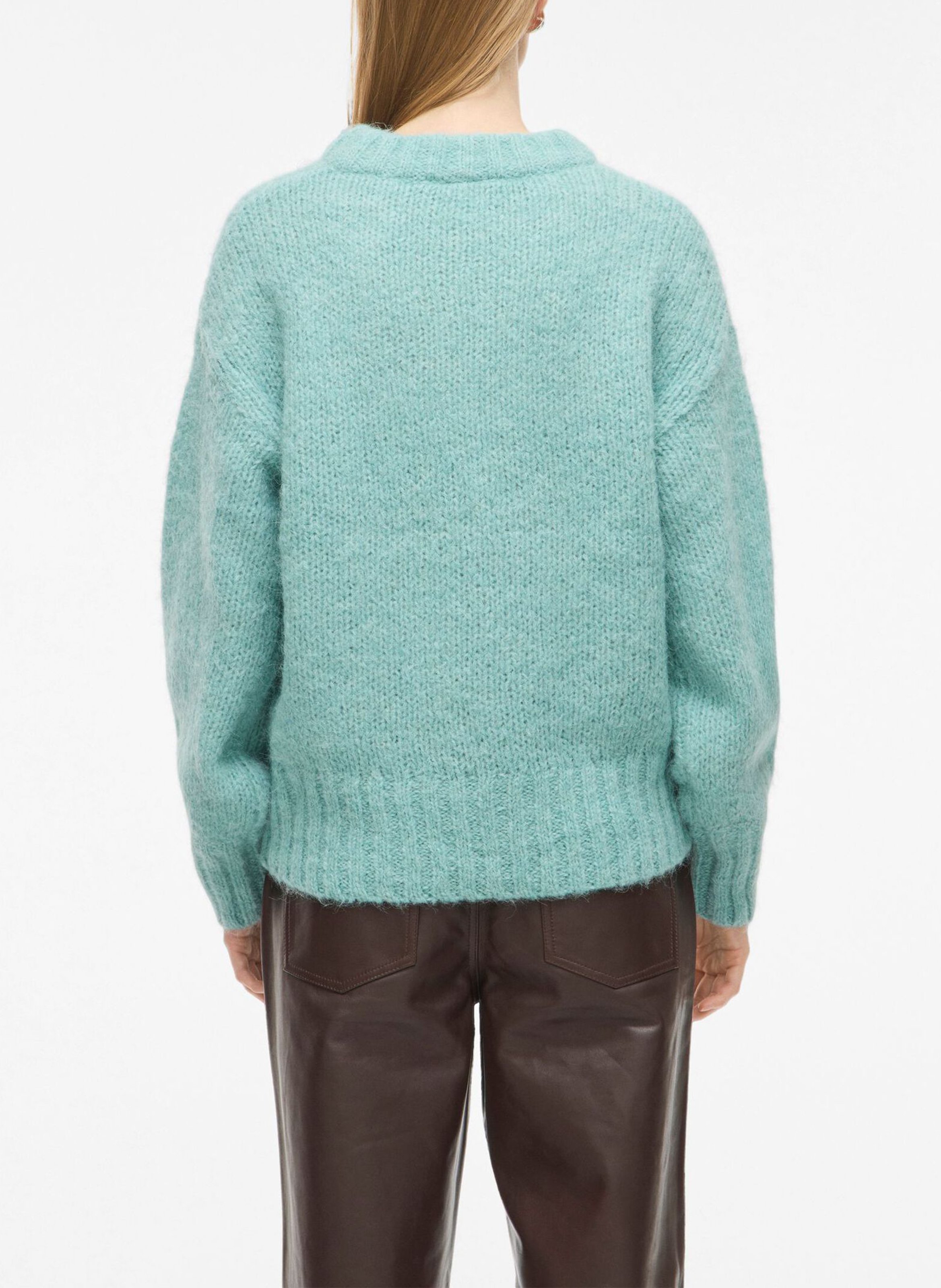 Pull col rond  ROUGE EDIT Bleu